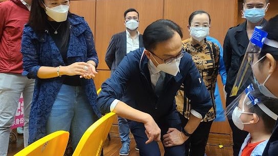 新冠疫苗︱第二針接種率破八成 聶德權:目標4月中九成兒童接種 新冠疫苗︱第二針接種率破八成 聶德權:目標4月中九成兒童接種