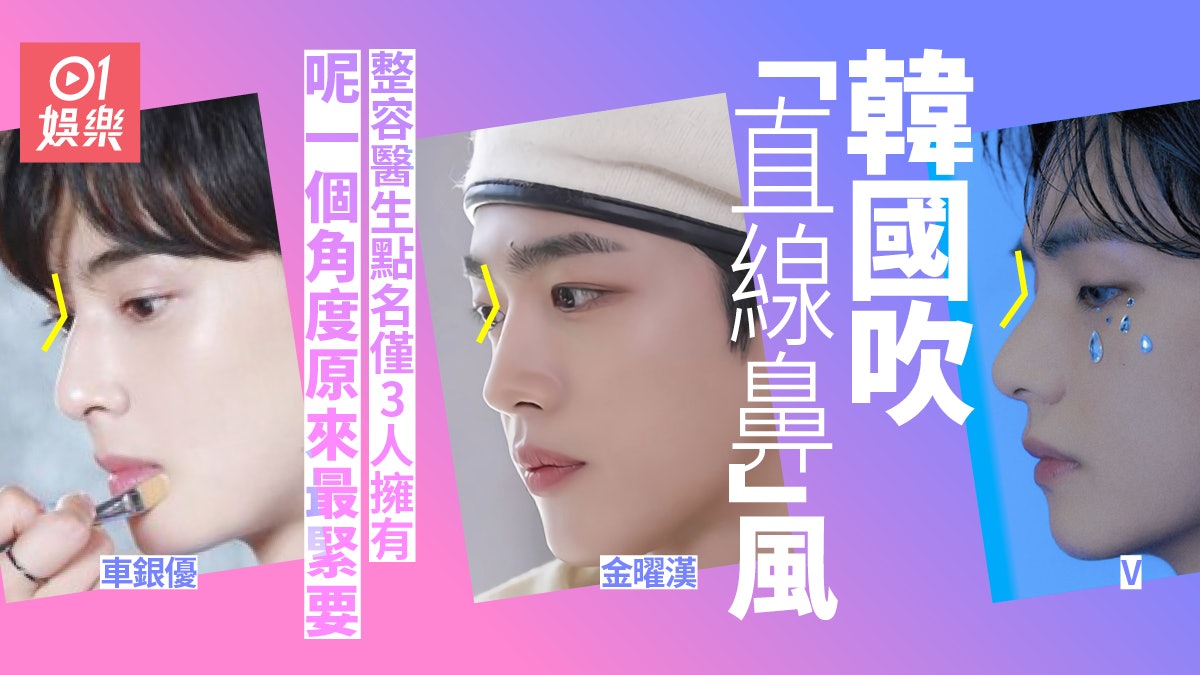 整容醫生嚴選韓國直線鼻男偶像車銀優 V Bts等僅3人入選 整容醫生嚴選韓國直線鼻男偶像車銀優 V Bts等僅3人入選