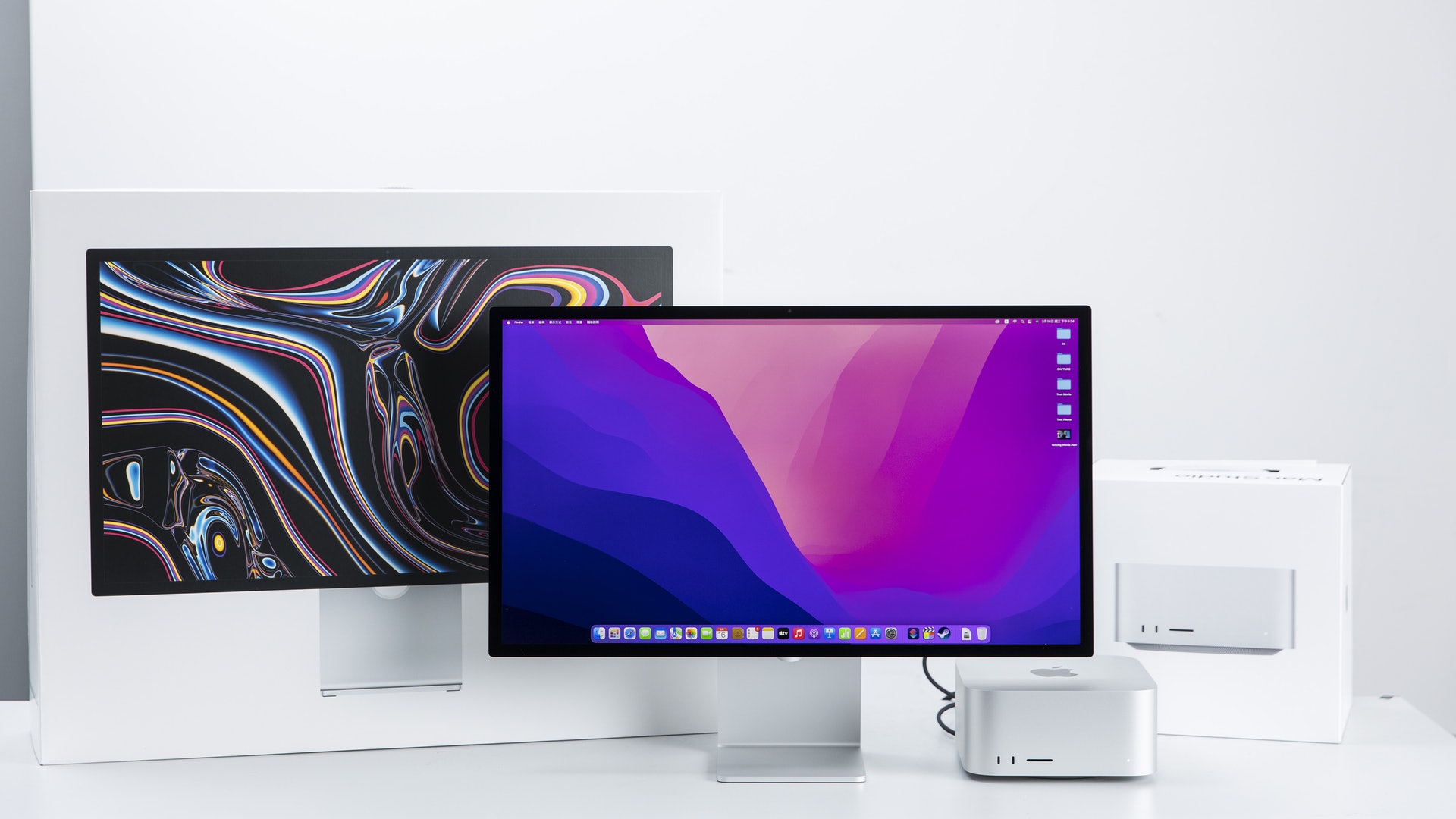 Mac Studio與Studio Display(黃寶瑩 攝)