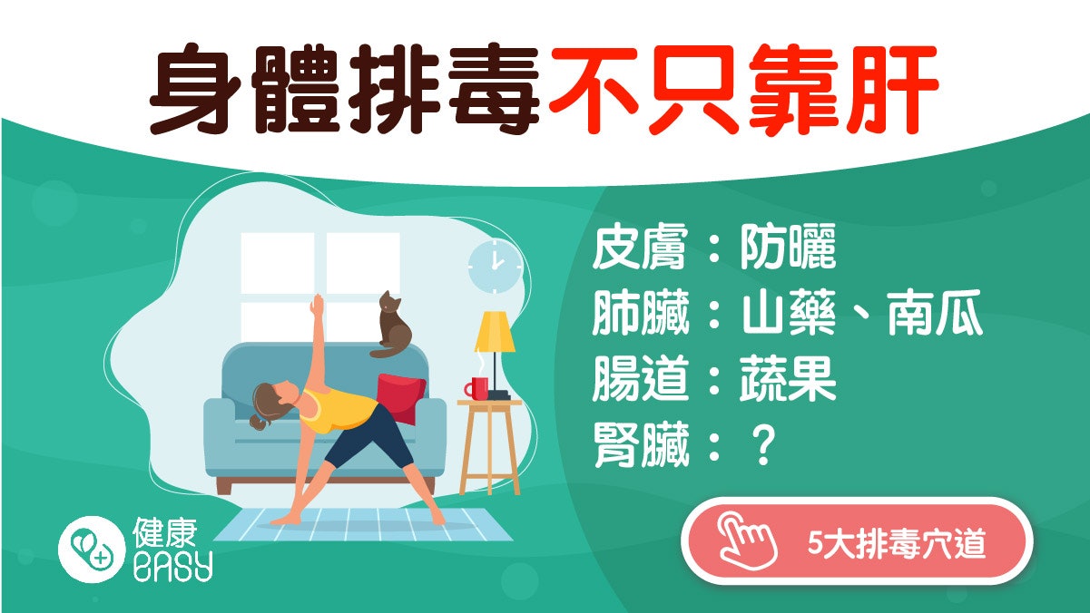 排毒|身體毒素排不出影響健康!營養師教5大排毒器官保養要訣 排毒|身體毒素排不出影響健康!營養師教5大排毒器官保養要訣