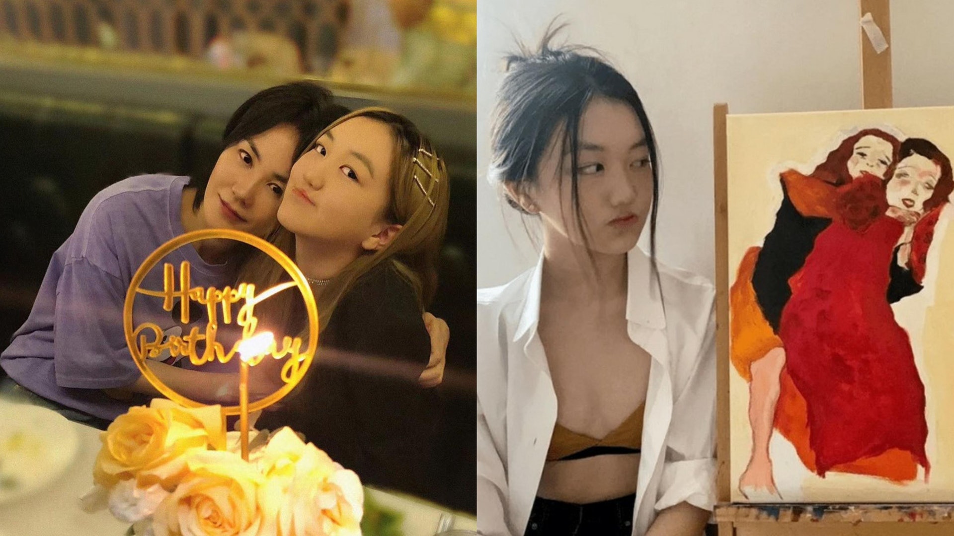 王菲15歲細女李嫣畫作展示母女情疑撒嬌 網民憑衣着發現隱藏訊息 王菲15歲細女李嫣畫作展示母女情疑撒嬌 網民憑衣着發現隱藏訊息