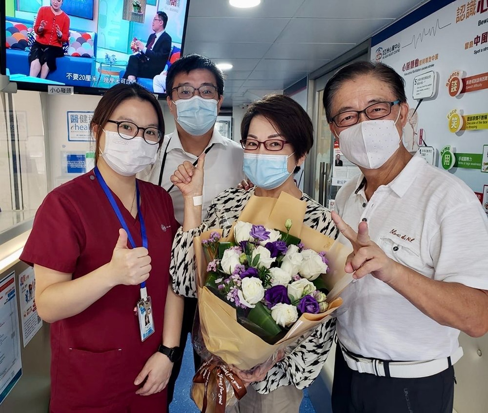淑梅姐無須再覆診,但她提到「暖心行動」亦不時發送健康資訊給她,令她感到「暖心」。(圖片:受訪者提供) 淑梅姐無須再覆診,但她提到「暖心行動」亦不時發送健康資訊給她,令她感到「暖心」。(圖片:受訪者提供)