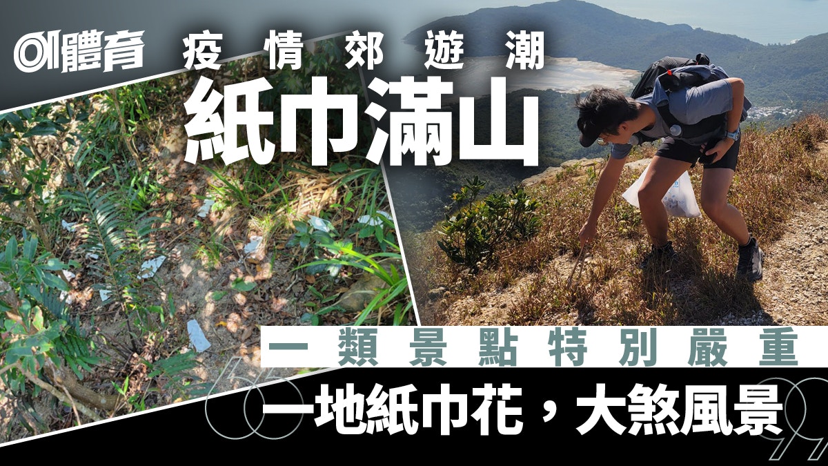 行山｜六類郊遊黑點紙巾垃圾泛濫成災　半路人有三急應該怎樣做？