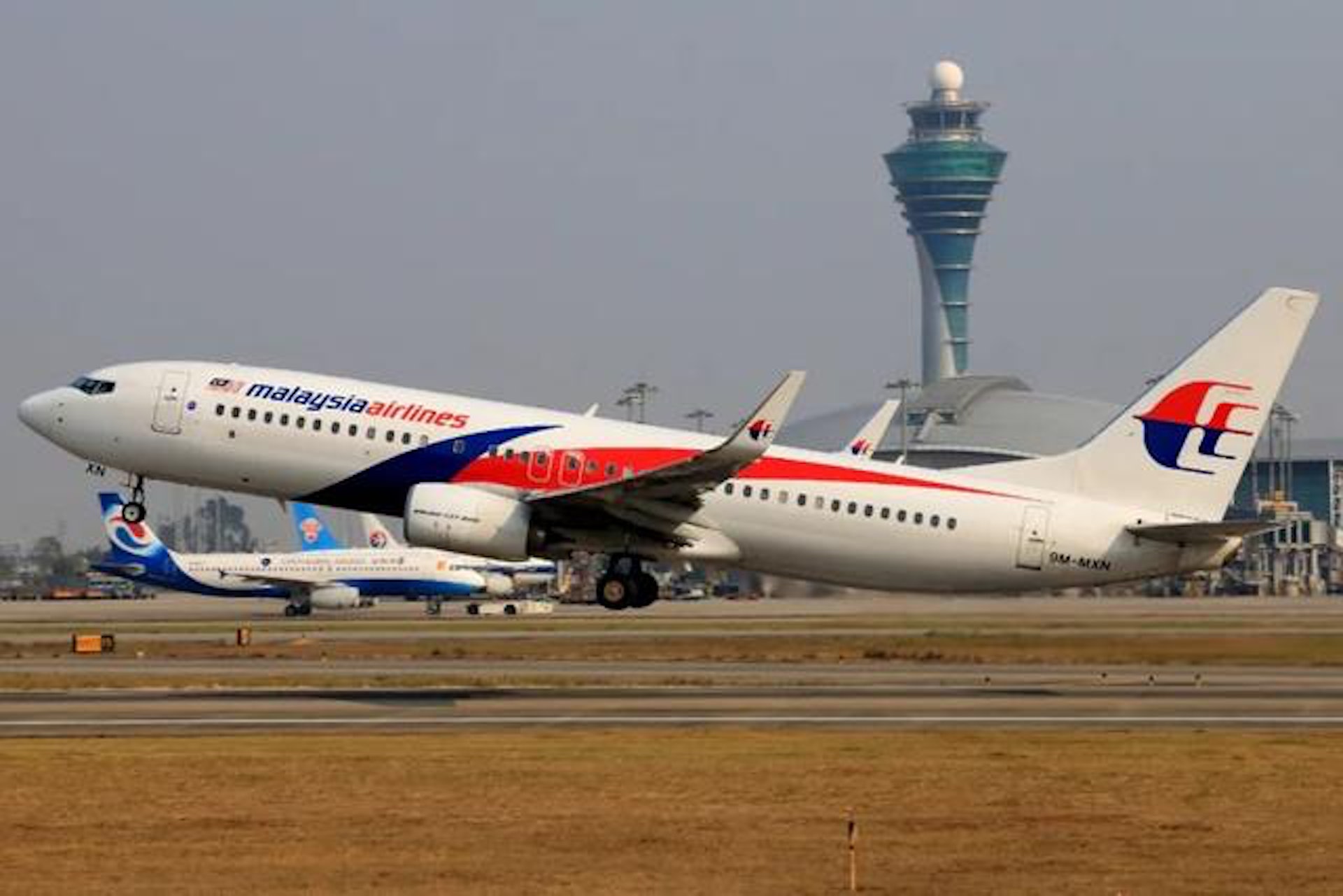 馬航波音737-800飛機。(網上圖片) 馬航波音737-800飛機。(網上圖片)