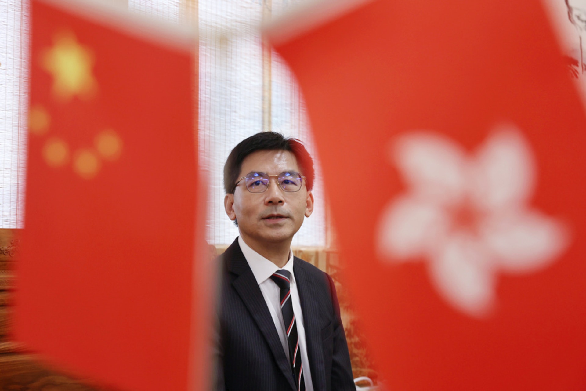 黃晶榕認為,若要培養學生對國家的歸屬感和團結心,老師的身教言教尤為關鍵。(黃寶瑩攝) 黃晶榕認為,若要培養學生對國家的歸屬感和團結心,老師的身教言教尤為關鍵。(黃寶瑩攝)