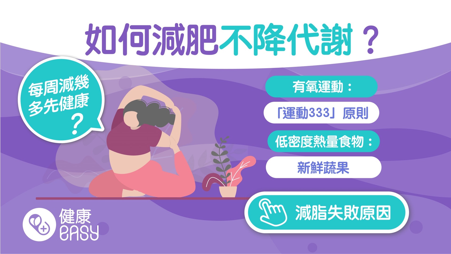 減肥|瘦身不只靠熱量赤字!營養師3點提高熱量消耗不減基礎代謝 減肥|瘦身不只靠熱量赤字!營養師3點提高熱量消耗不減基礎代謝