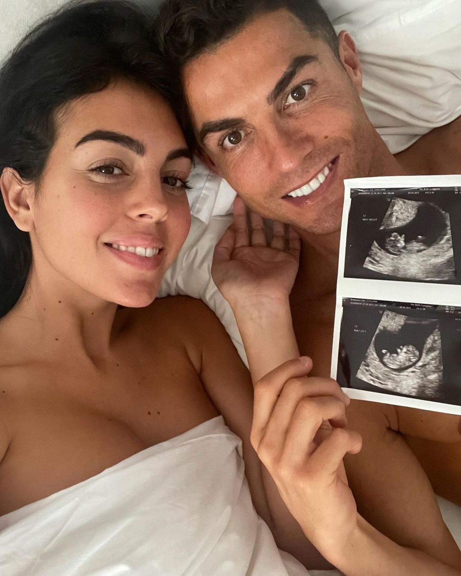 C朗去年宣布女友忙上龍鳳胎。(cristiano IG) C朗去年宣布女友忙上龍鳳胎。(cristiano IG)