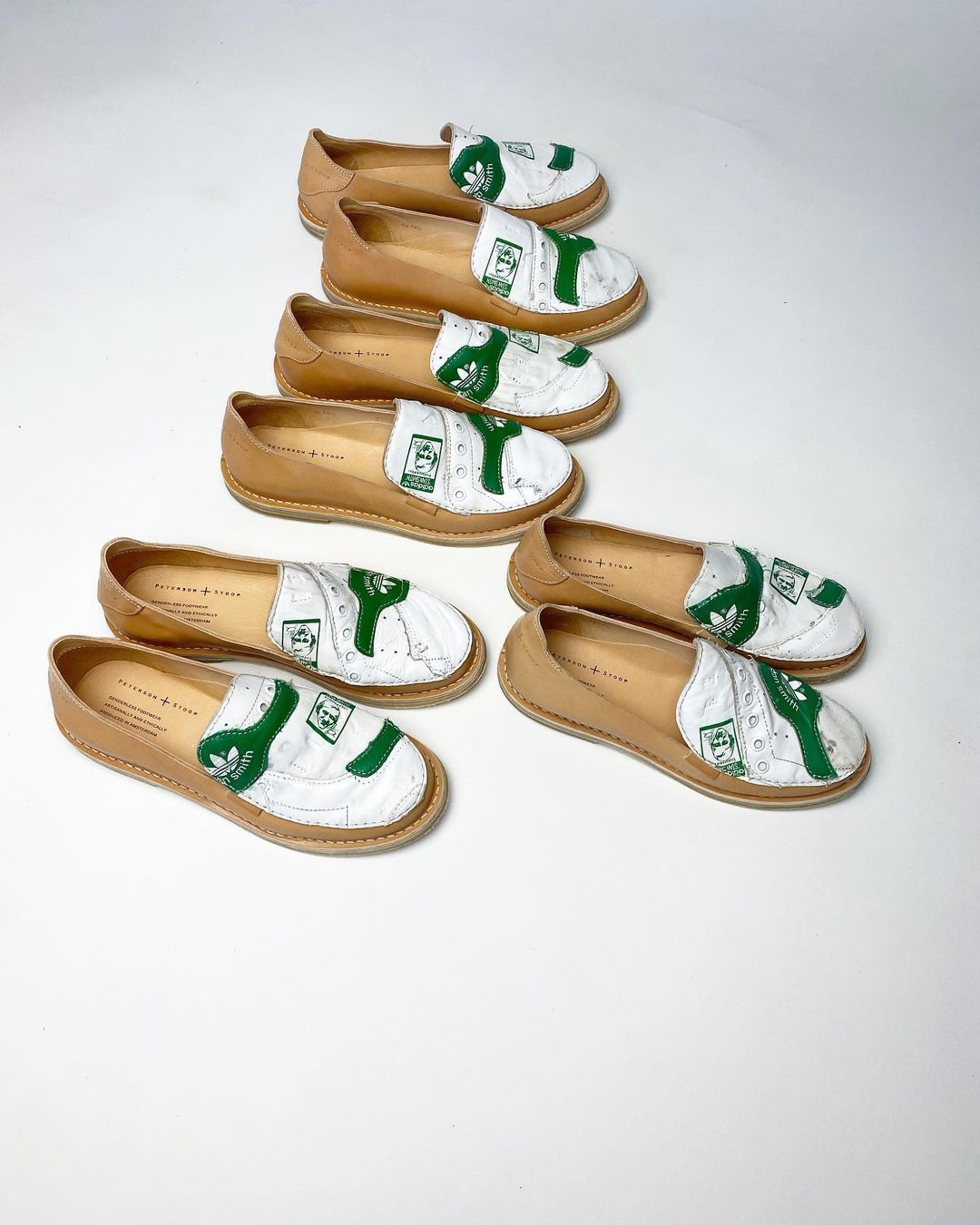 Peterson Stoop全新的adidas Stan Smith改造大作,經典頭像仍保留在鞋面,甚吸引。(Peterson Stoop) Peterson Stoop全新的adidas Stan Smith改造大作,經典頭像仍保留在鞋面,甚吸引。(Peterson Stoop)