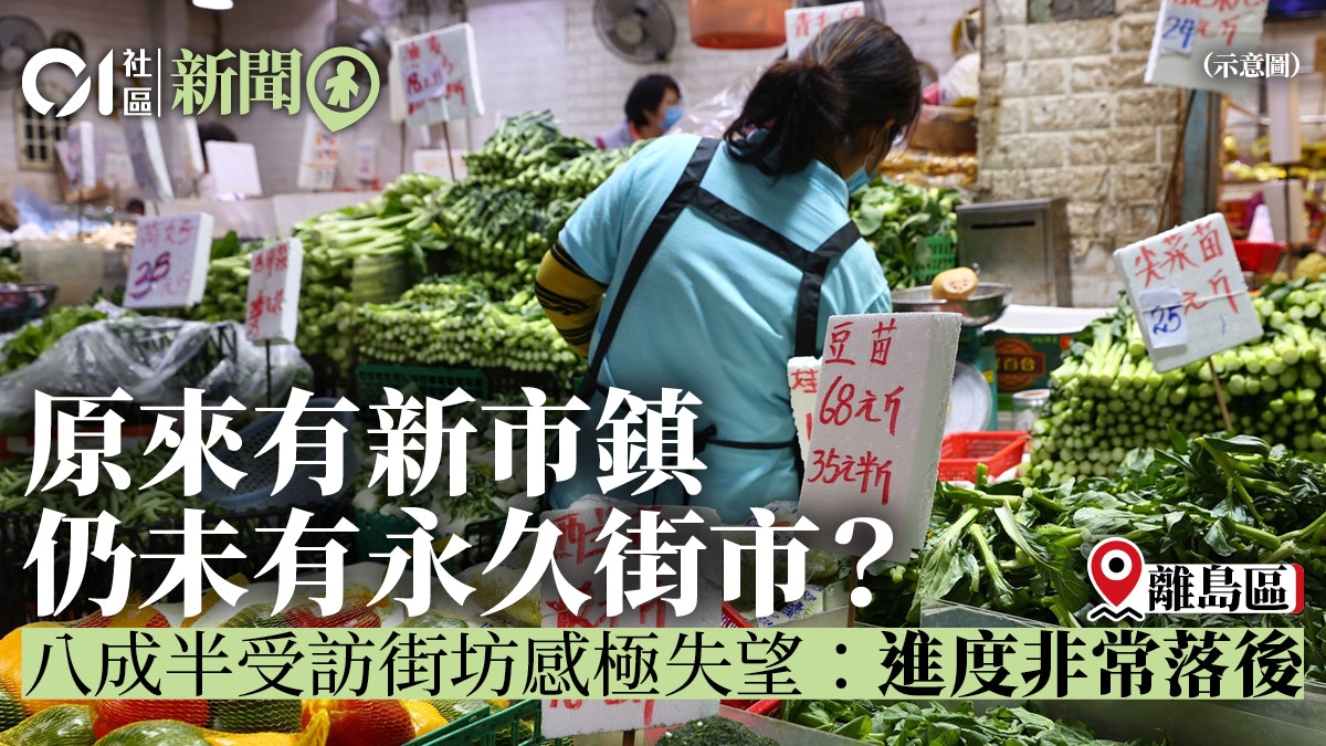 東涌永久公眾街市落成無期　調查指85%受訪居民感極失望