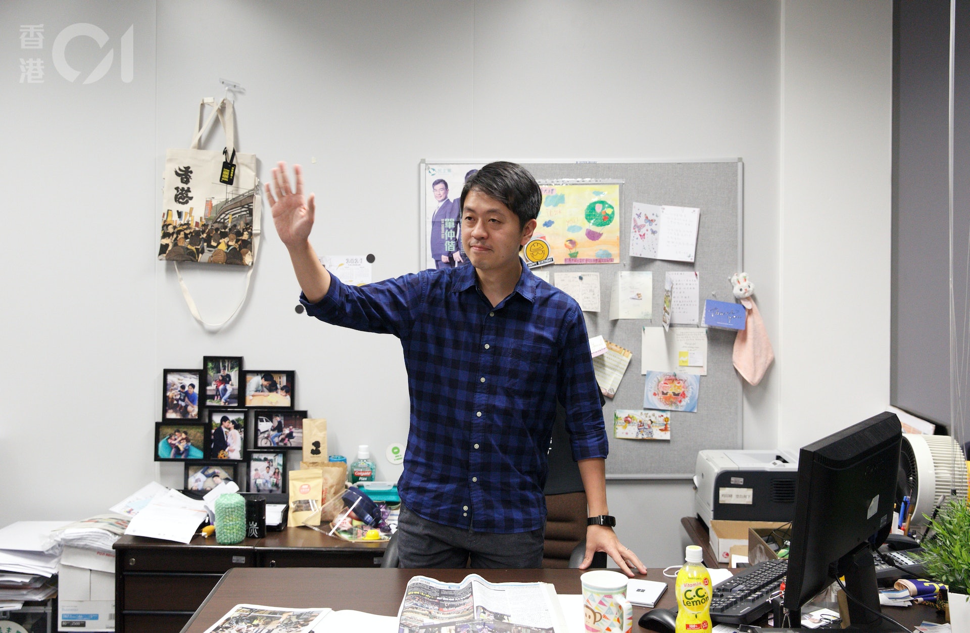 前立法會議員許智峯現已流亡澳洲。(資料圖片)。(資料圖片) 前立法會議員許智峯現已流亡澳洲。(資料圖片)。(資料圖片)