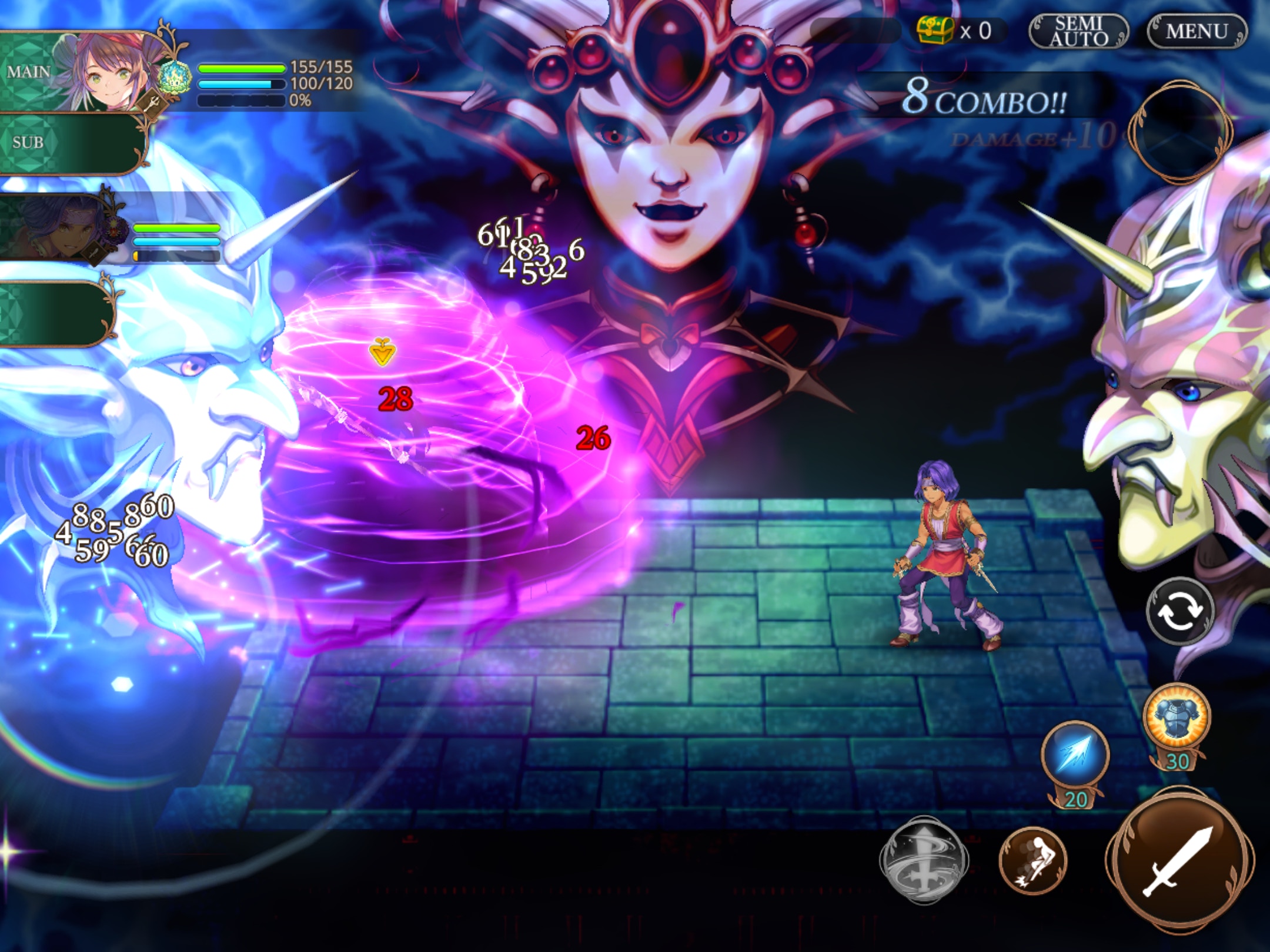 以手遊來說畫面、戰鬥手感和特效均不俗。