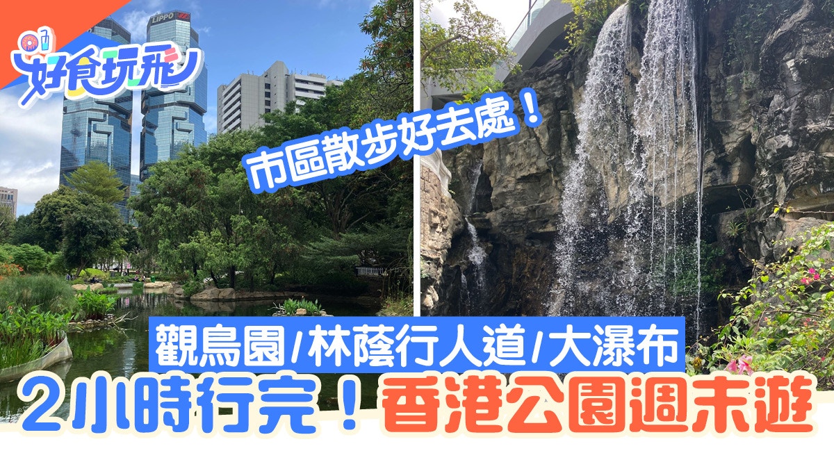 港島好去處｜2小時漫遊香港公園　穿過大瀑布登鳥瞰角賞城市靚景