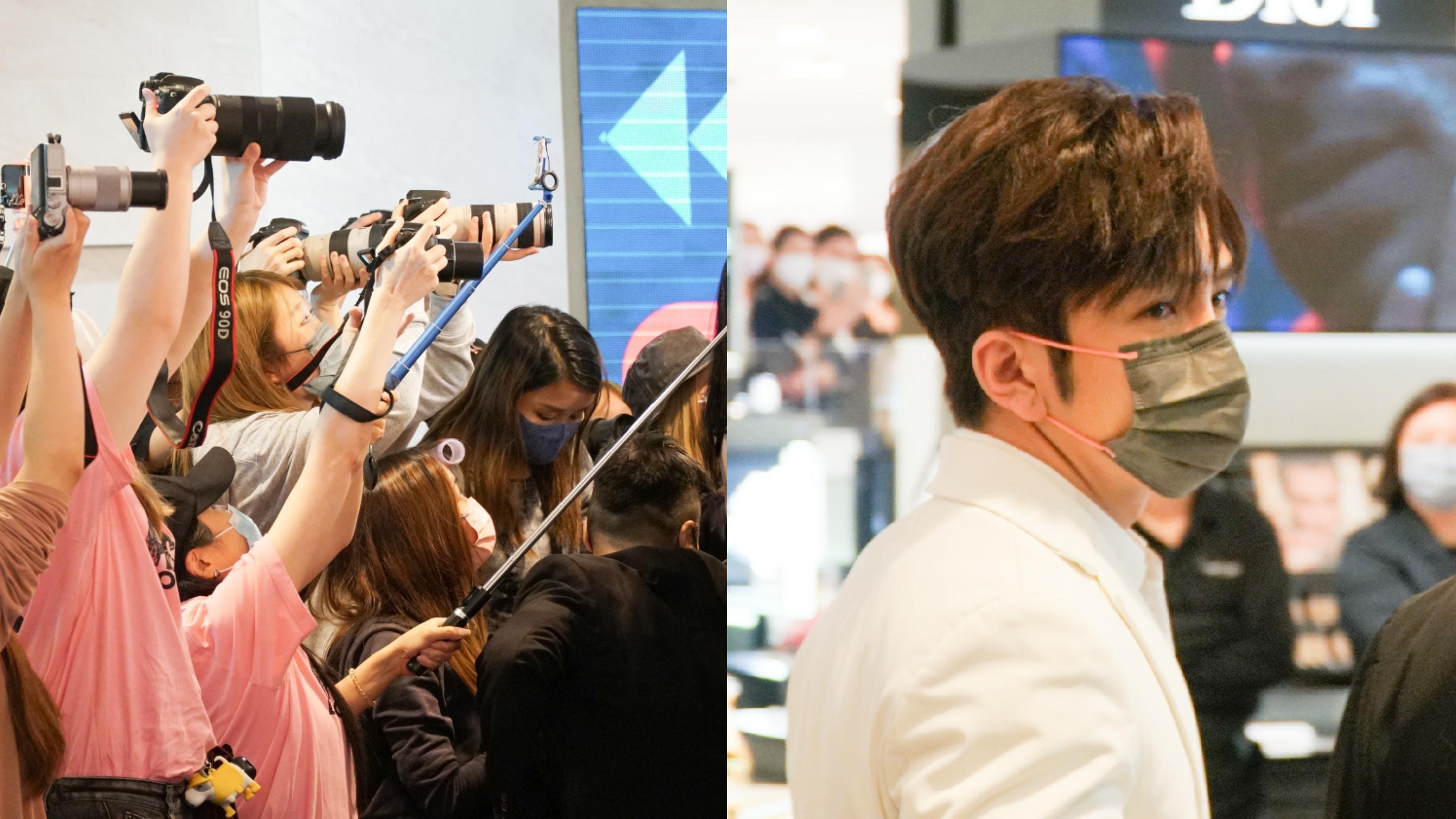 Anson Lo快閃商場出席活動　神徒為見偶像數秒等足19個鐘