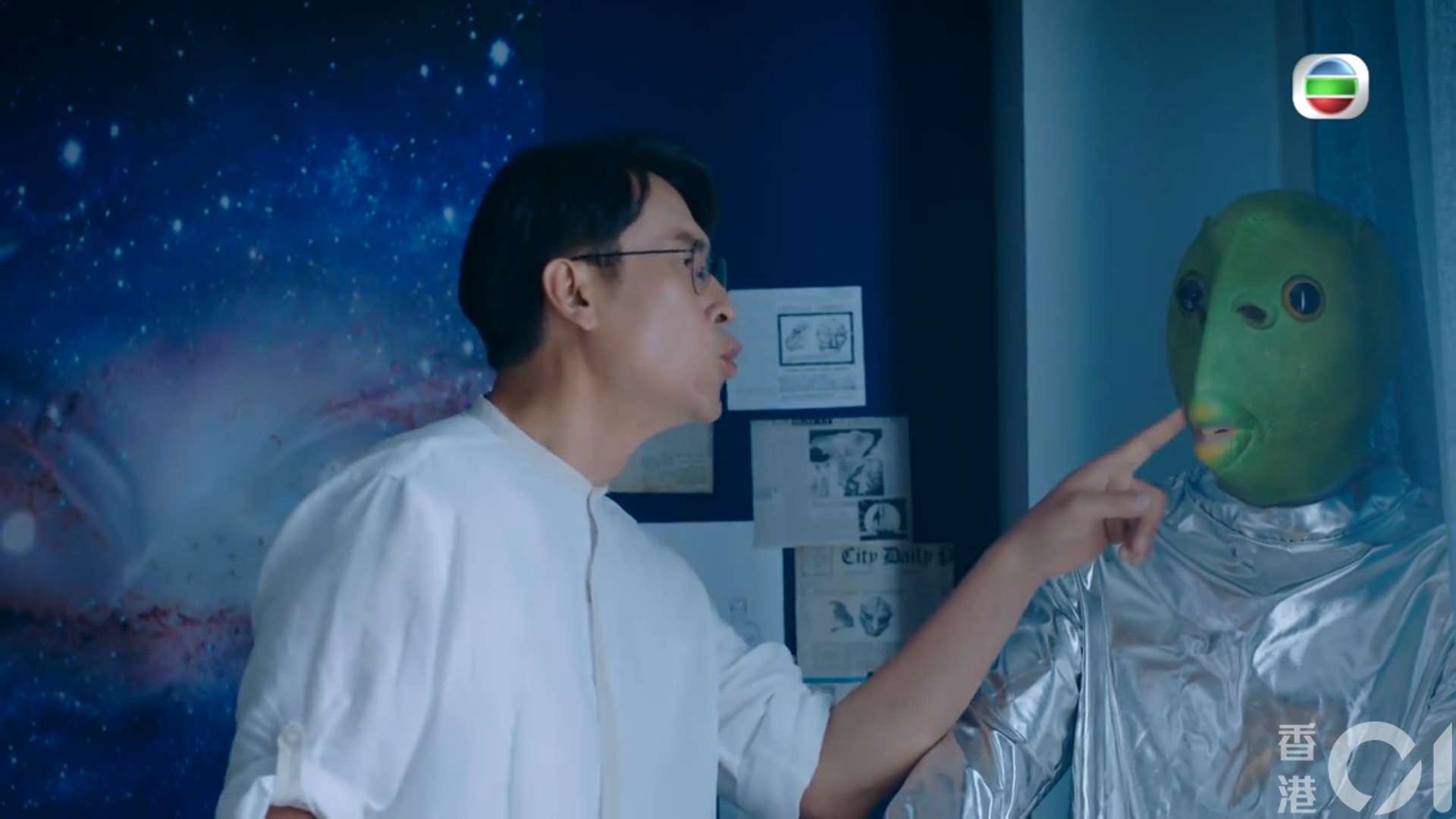 雙生陌生人 賴慰玲醉心蜥蜴人理論安祖蓮娜祖莉疑露蜥蜴腮