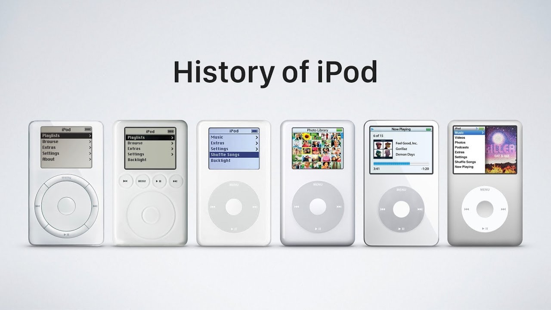 iPod終於同大家說再見了。(Apple) iPod終於同大家說再見了。(Apple)