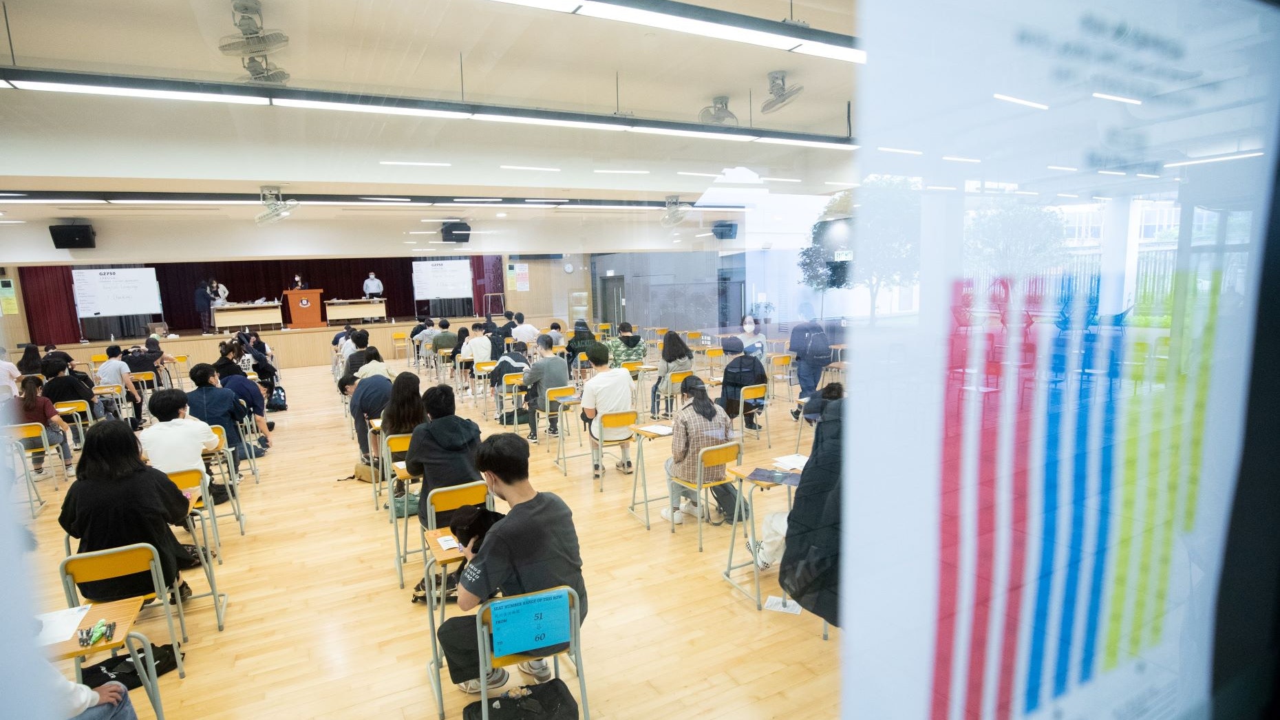 DSE|甲類科目筆試今全數考完 三周內共44名考生在竹篙灣應考 DSE|甲類科目筆試今全數考完 三周內共44名考生在竹篙灣應考