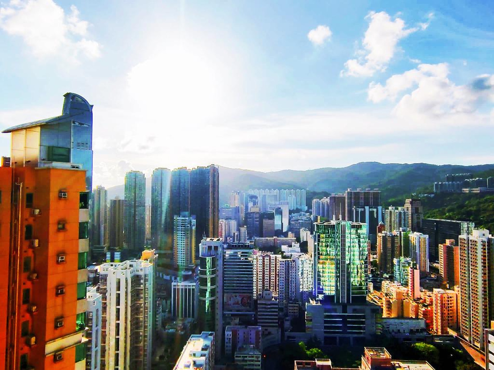 單位外望開揚荃灣市景。(代理提供) 單位外望開揚荃灣市景。(代理提供)