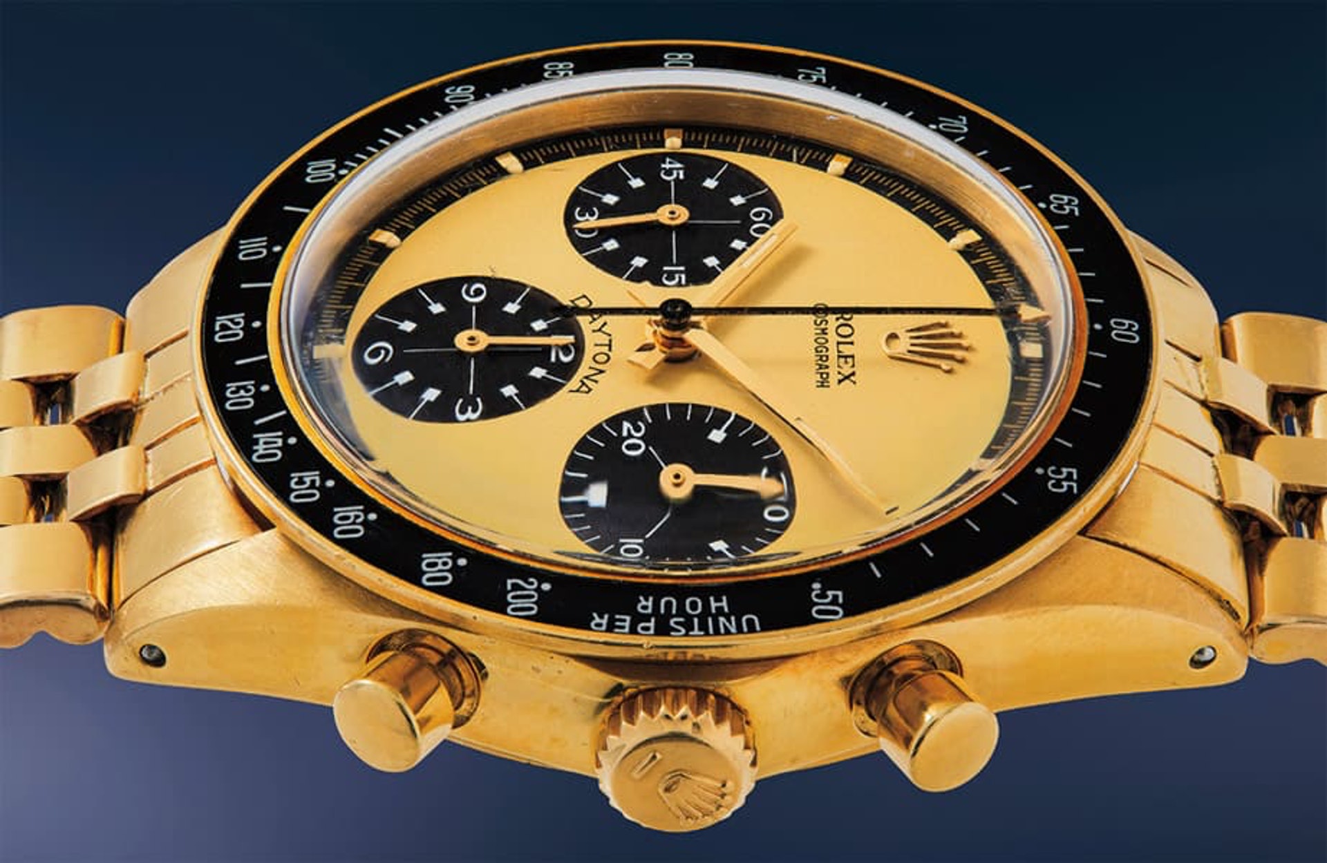 富藝斯拍賣行將出售一款勞力士Paul Newman Daytona 6264 “El Limoncito”,在Paul Newman面盤樣式中,它的稀有程度堪稱聖杯等級。(Source:Phillips) 富藝斯拍賣行將出售一款勞力士Paul Newman Daytona 6264 “El Limoncito”,在Paul Newman面盤樣式中,它的稀有程度堪稱聖杯等級。(Source:Phillips)