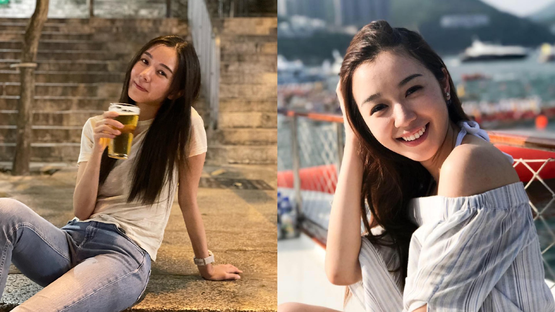 麥明詩飲酒微醺樣勁靚女 網友質疑即激動澄清:係有氣蘋果汁! 麥明詩飲酒微醺樣勁靚女 網友質疑即激動澄清:係有氣蘋果汁!