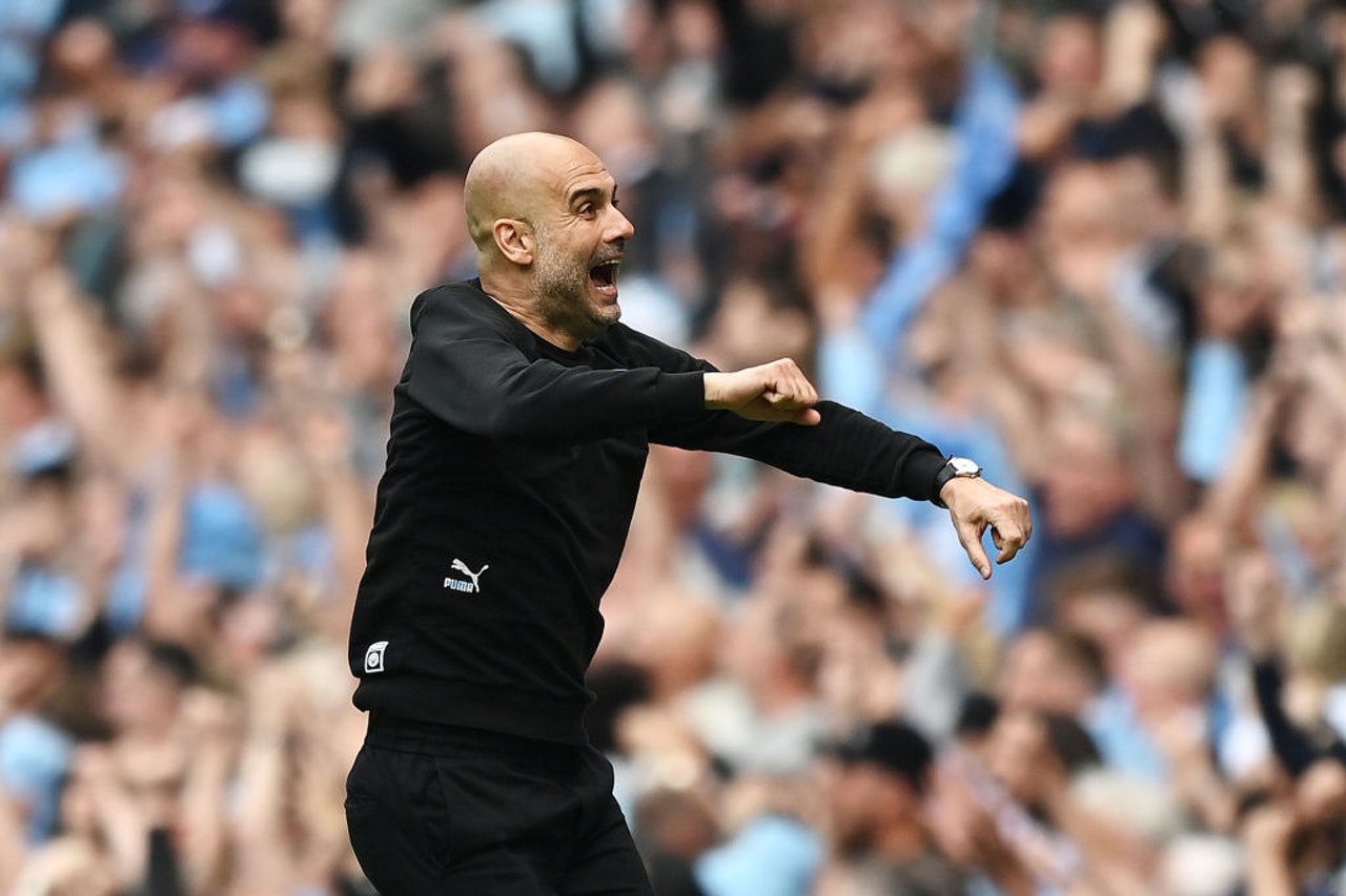 曼城英超順利封王,過程其實相當驚險。(Getty Images) 曼城英超順利封王,過程其實相當驚險。(Getty Images)