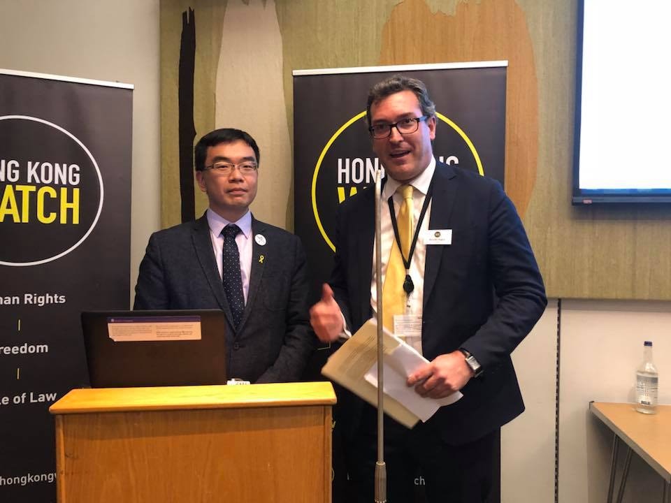 香港監察」支持港傳媒人英國辦活動湯家驊：犯法否看實際行為