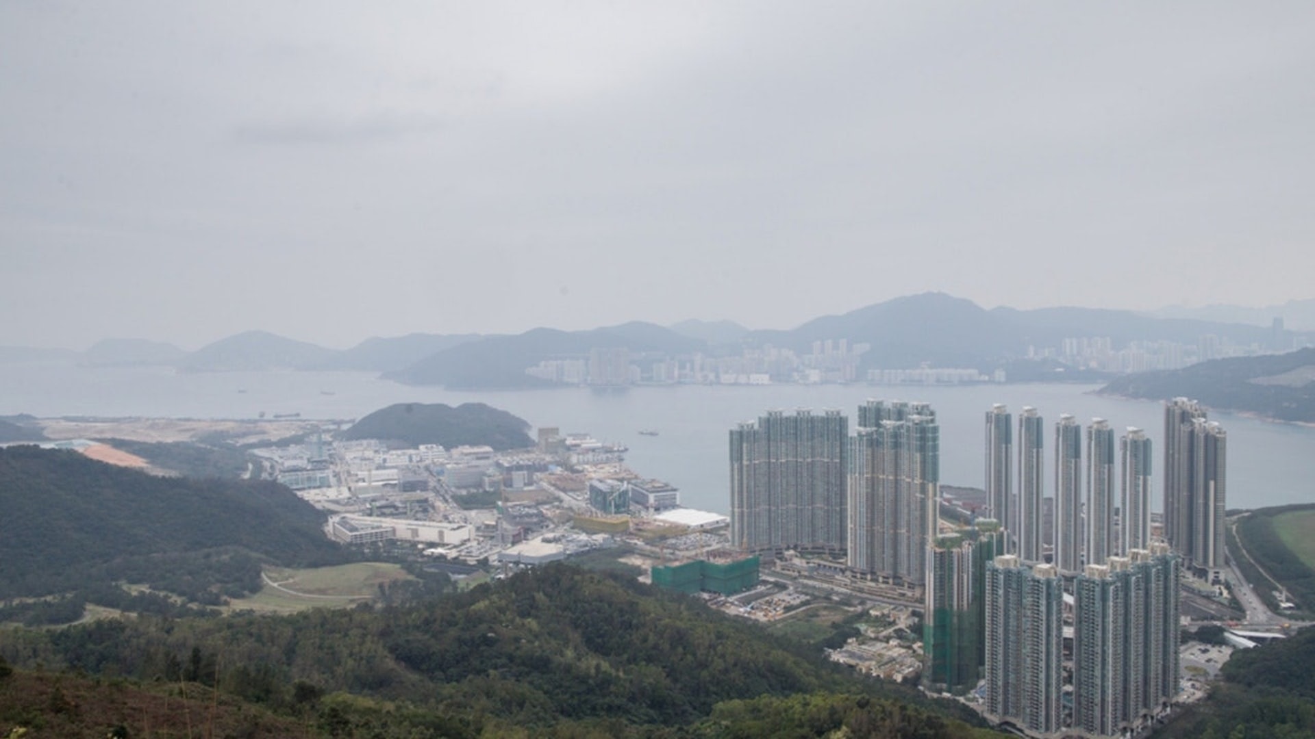 日出康城部分樓盤出現蝕讓個案。(資料圖片) 日出康城部分樓盤出現蝕讓個案。(資料圖片)