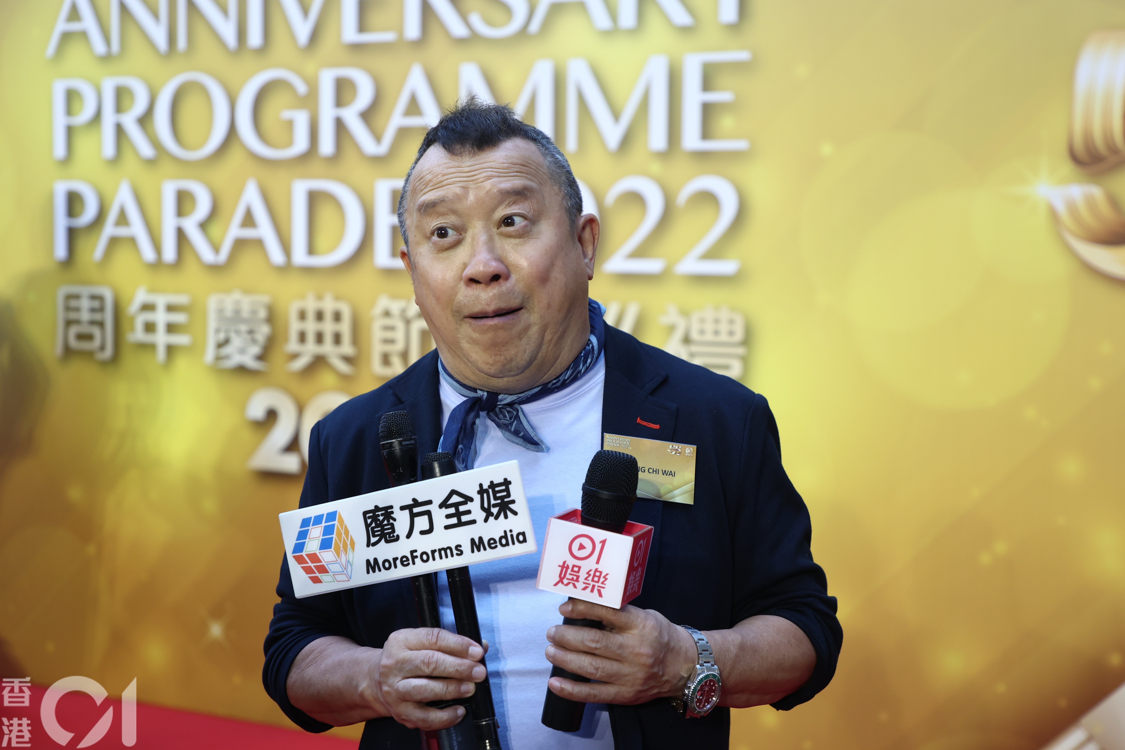 曾志偉表示TVB已經將「獎門人」買回 (葉志明攝)