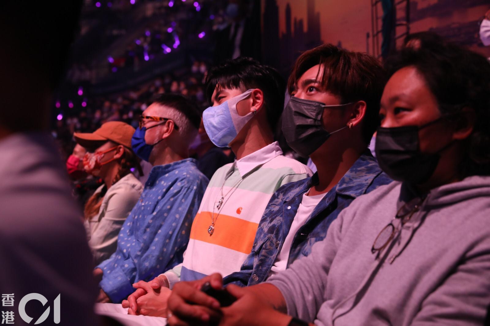 《張敬軒The Next 20 Hins演唱會》來到尾場，吸引不少圈中人現身撐場。（鄺鈺瑩攝）
