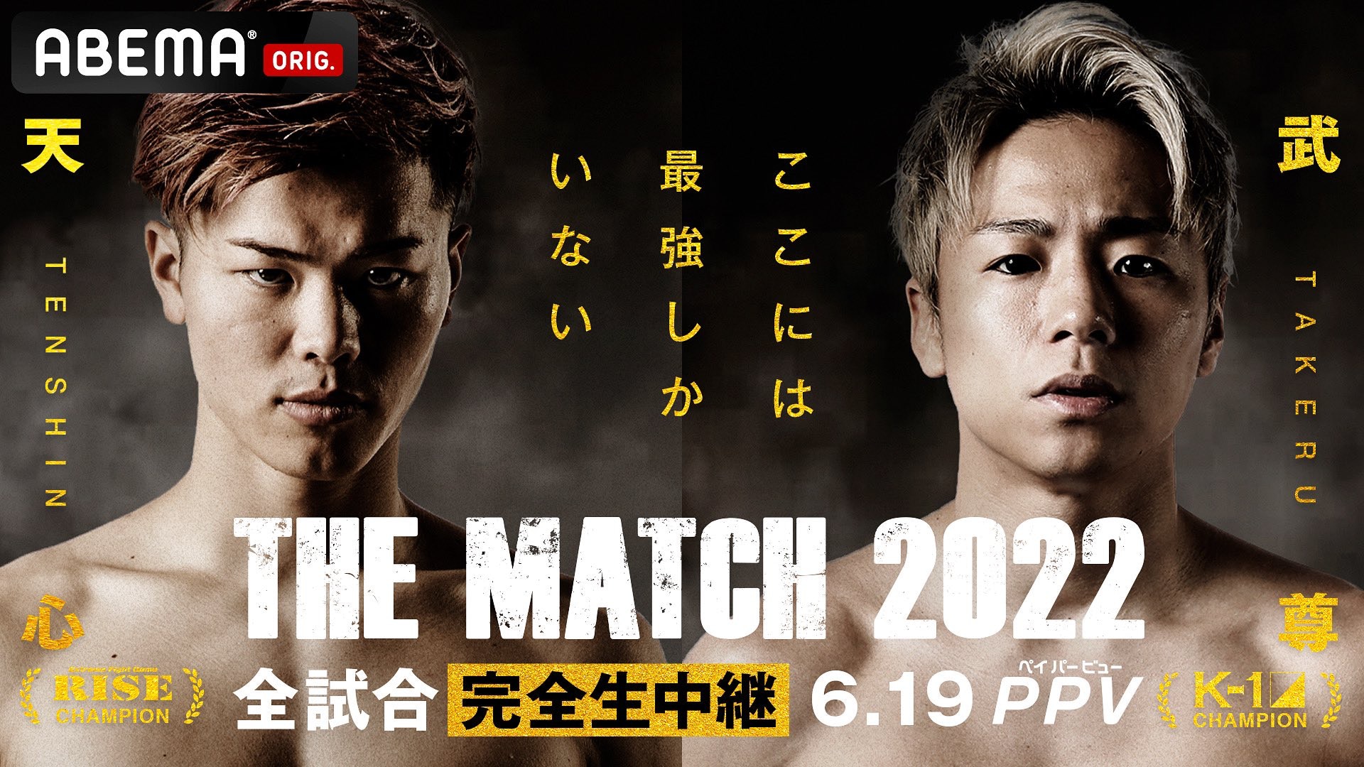 大量入荷 THE MATCH 天心武尊フォトタオル 公式グッズ 2022 スポーツ