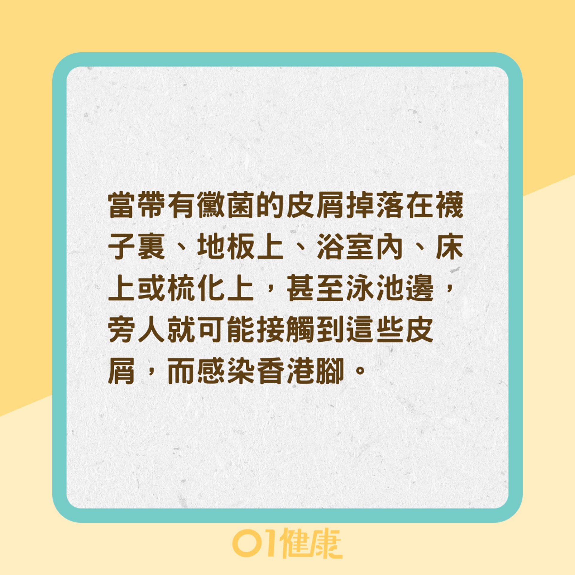 引發香港腳的原因(01製圖) 引發香港腳的原因(01製圖)
