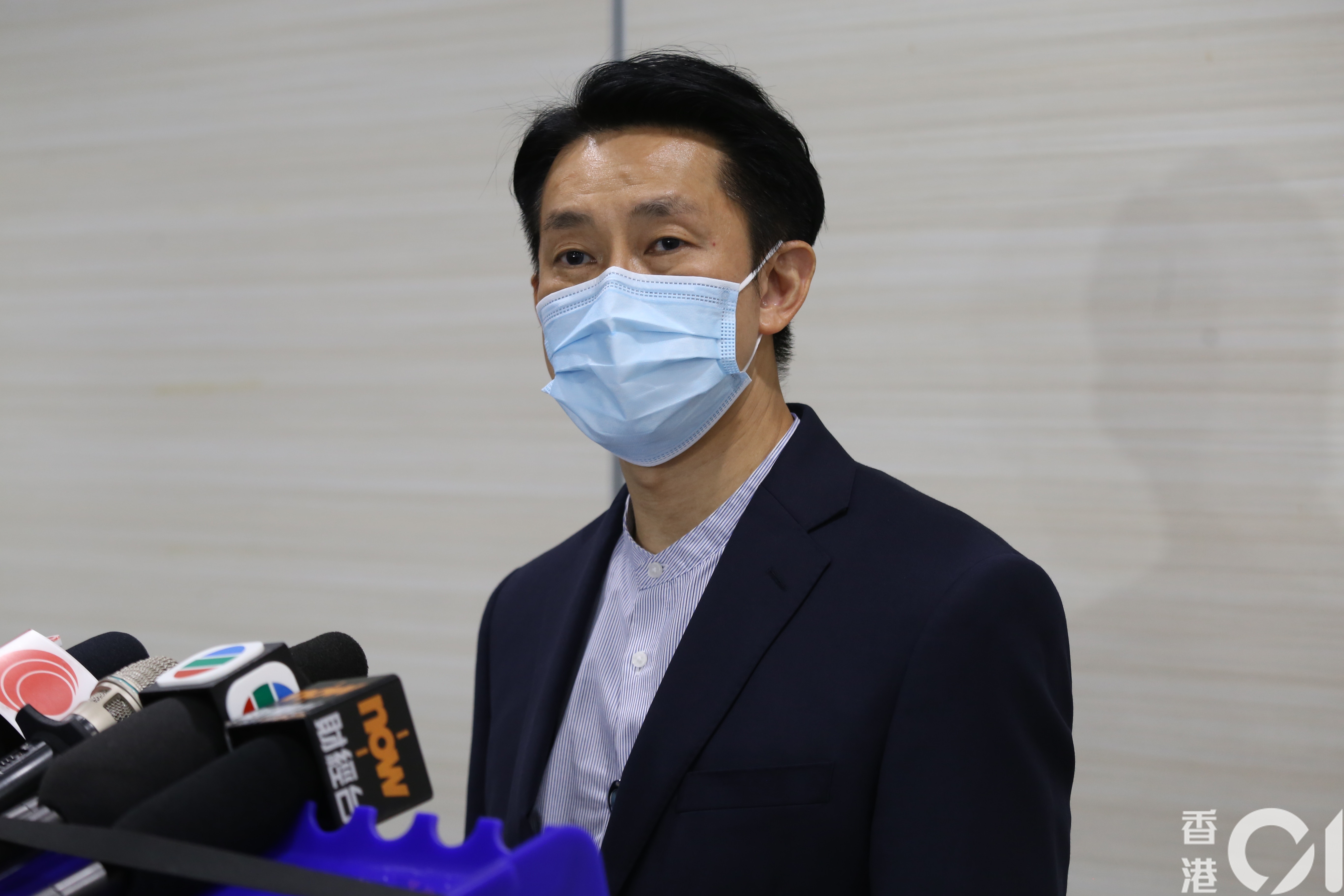 林慶璋警司交代案情。（翁鈺輝攝）