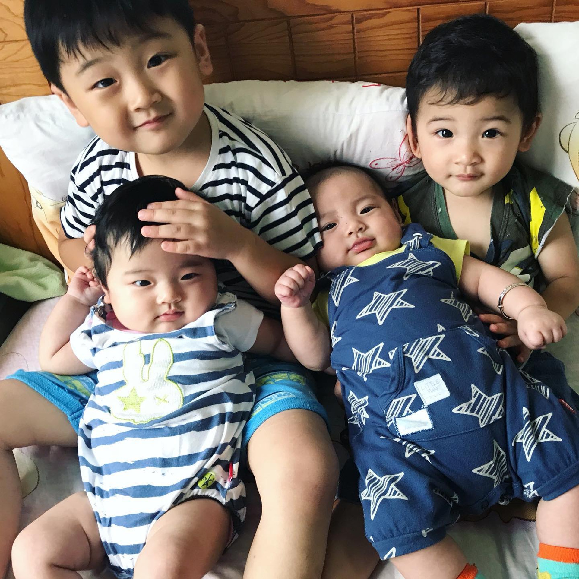四位小朋友。(Facebook) 四位小朋友。(Facebook)