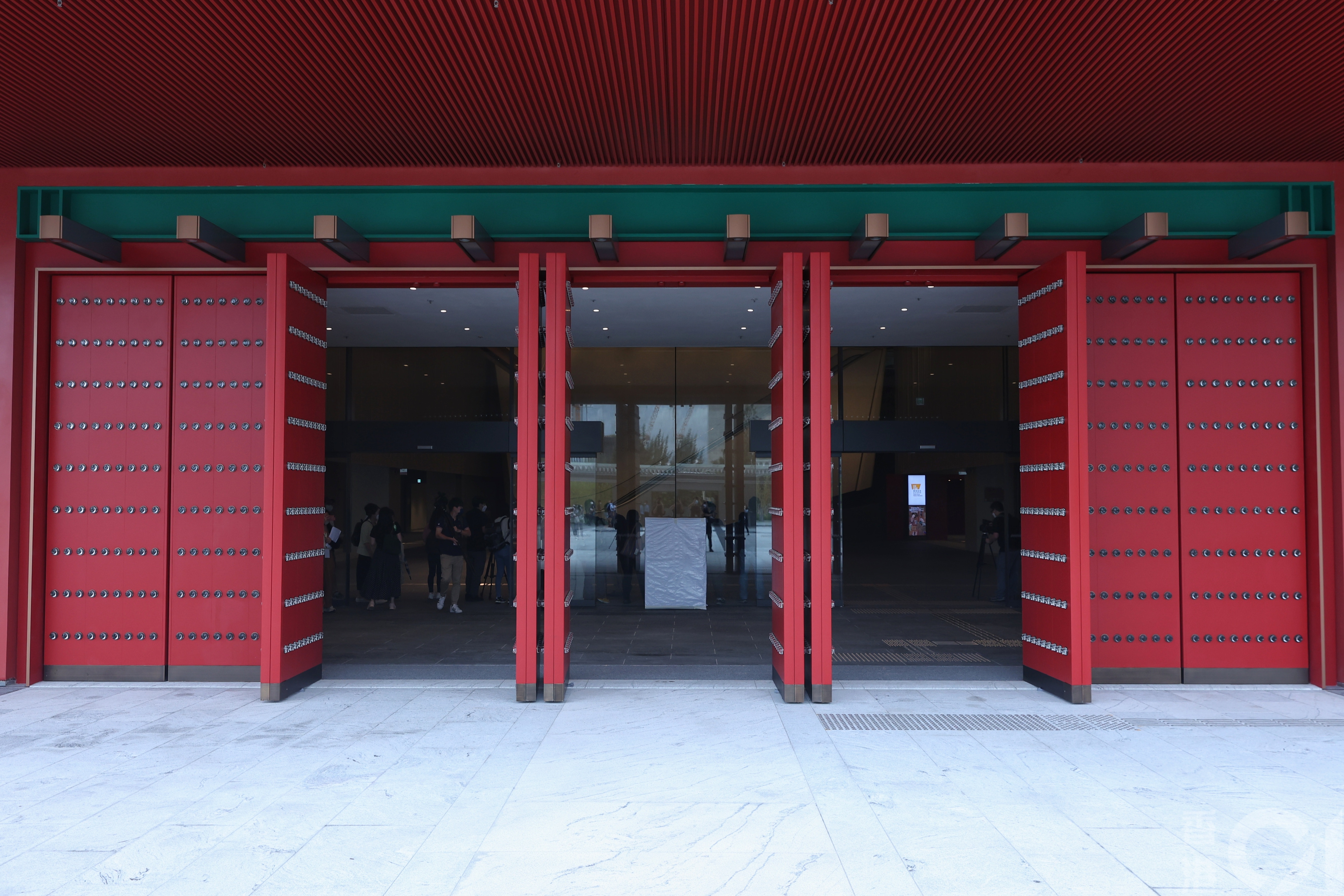 西九文化區6月7日公布香港故宮文化博物館7月2日開幕。（張浩維攝)