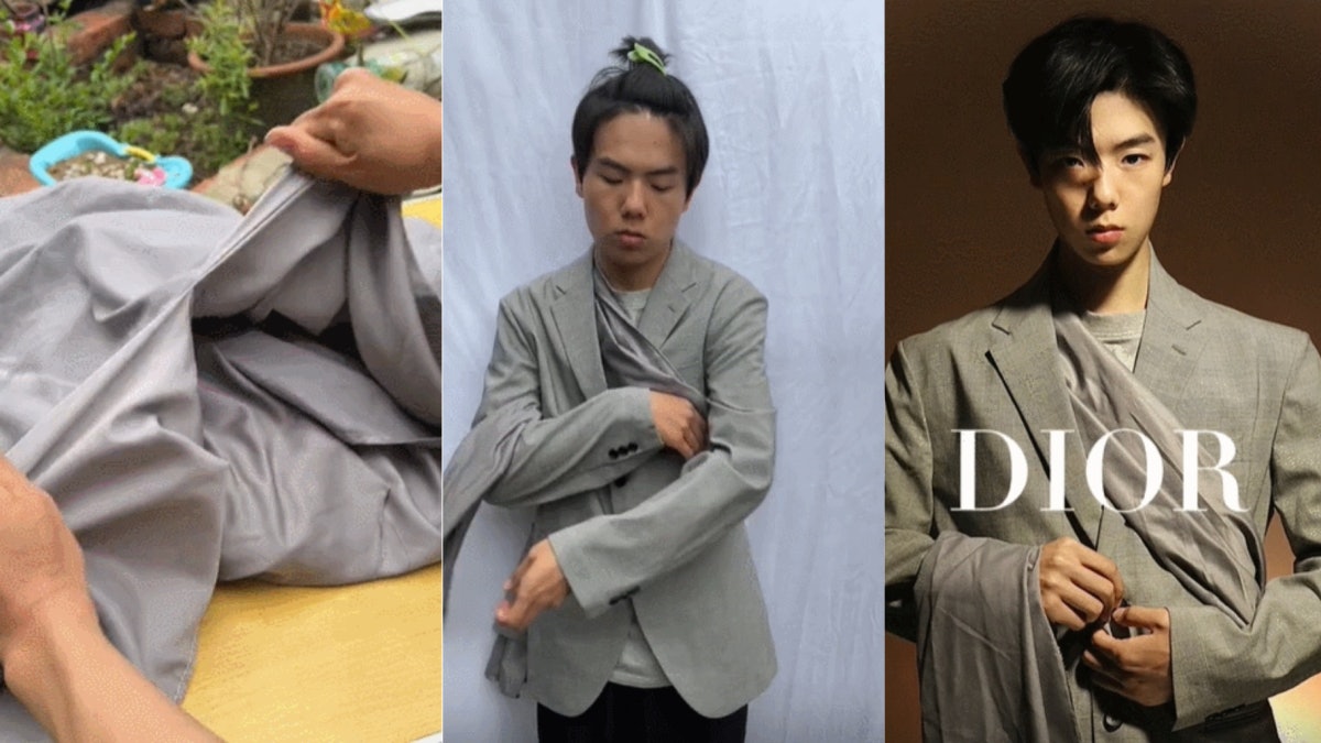 抖音天才用最娘雜物拍出名牌超模味道爆紅 LV Gucci全部神複製 抖音天才用最娘雜物拍出名牌超模味道爆紅 LV Gucci全部神複製