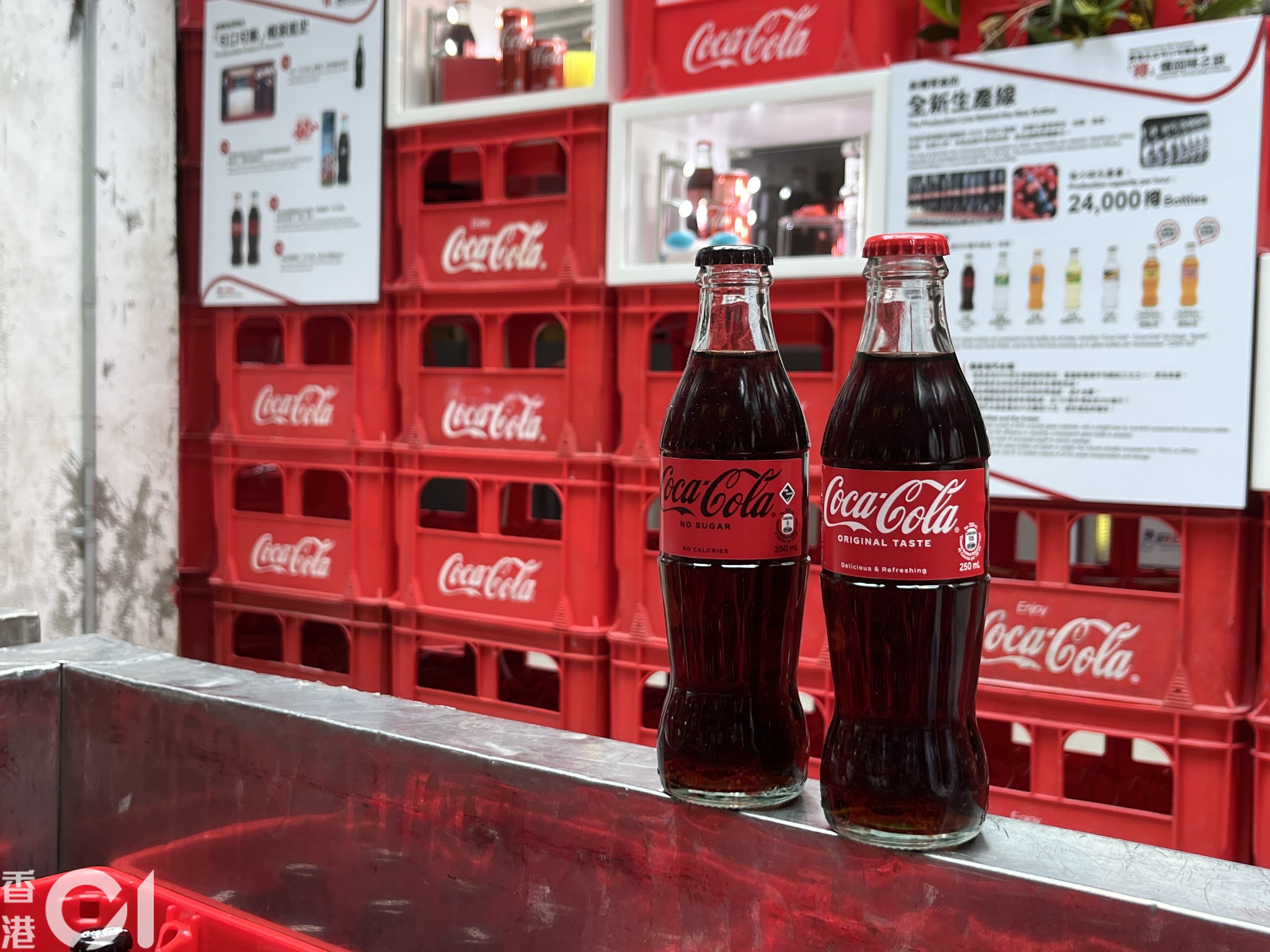 Coke in glass bottles returns to Nan Fung Spinning Mills CocaCola