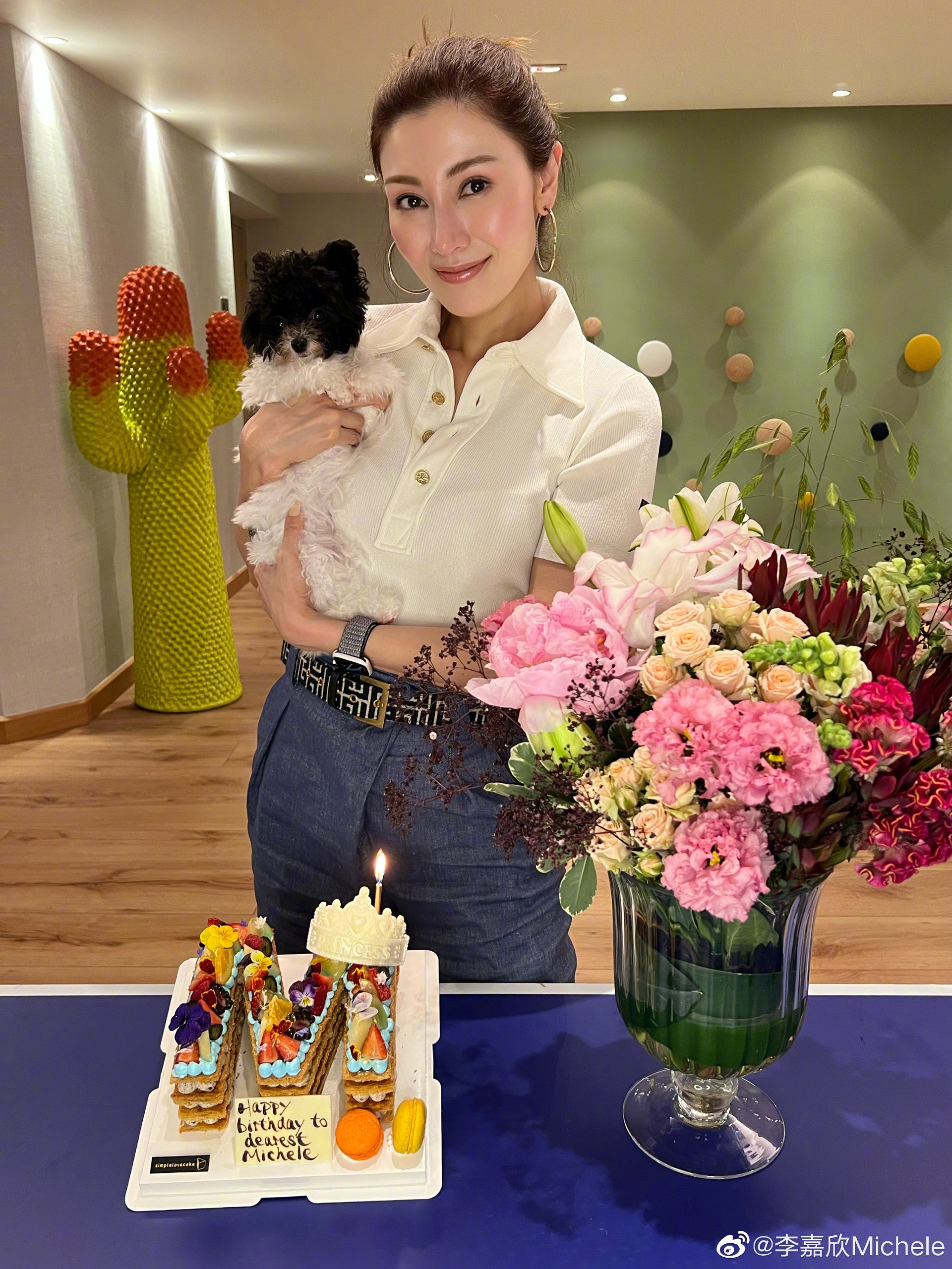 6月20日生日。(微博) 6月20日生日。(微博)