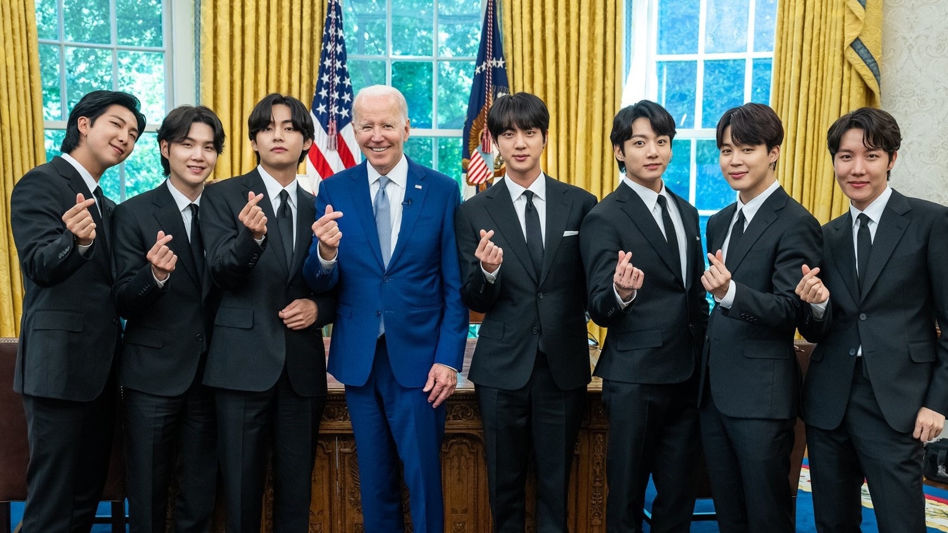 BTS前往白宮與美國總統拜登會面 BTS前往白宮與美國總統拜登會面