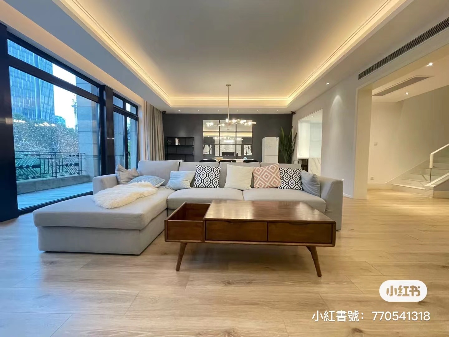 有地產經紀將Ada的豪宅在網上放租。(小紅書圖片) 有地產經紀將Ada的豪宅在網上放租。(小紅書圖片)