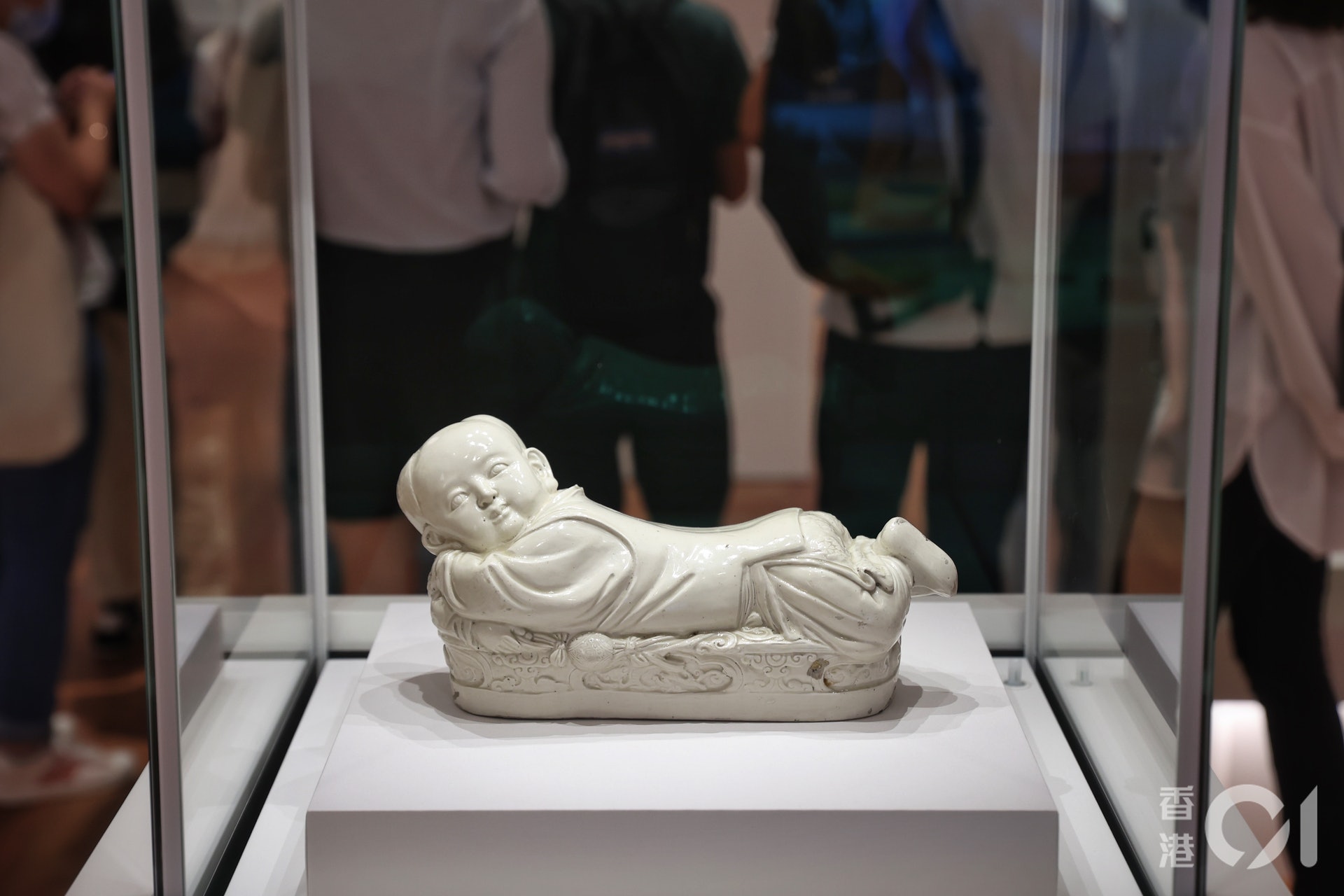 唐物唐代宋代白釉碗魚彫刻オリジナル販促インテリア・住まい・小物