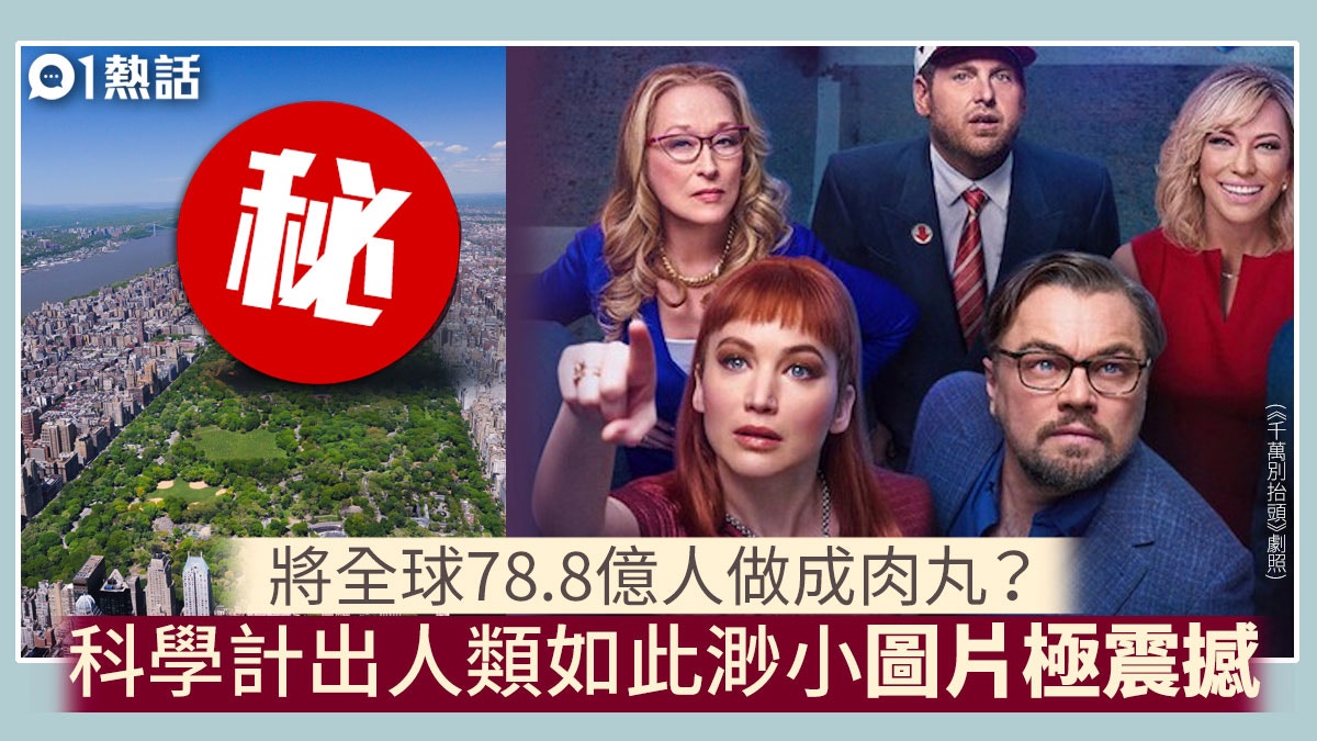 全人類肉丸震撼照！將全球78.8億人做成肉丸有多大？　1張圖瘋傳
