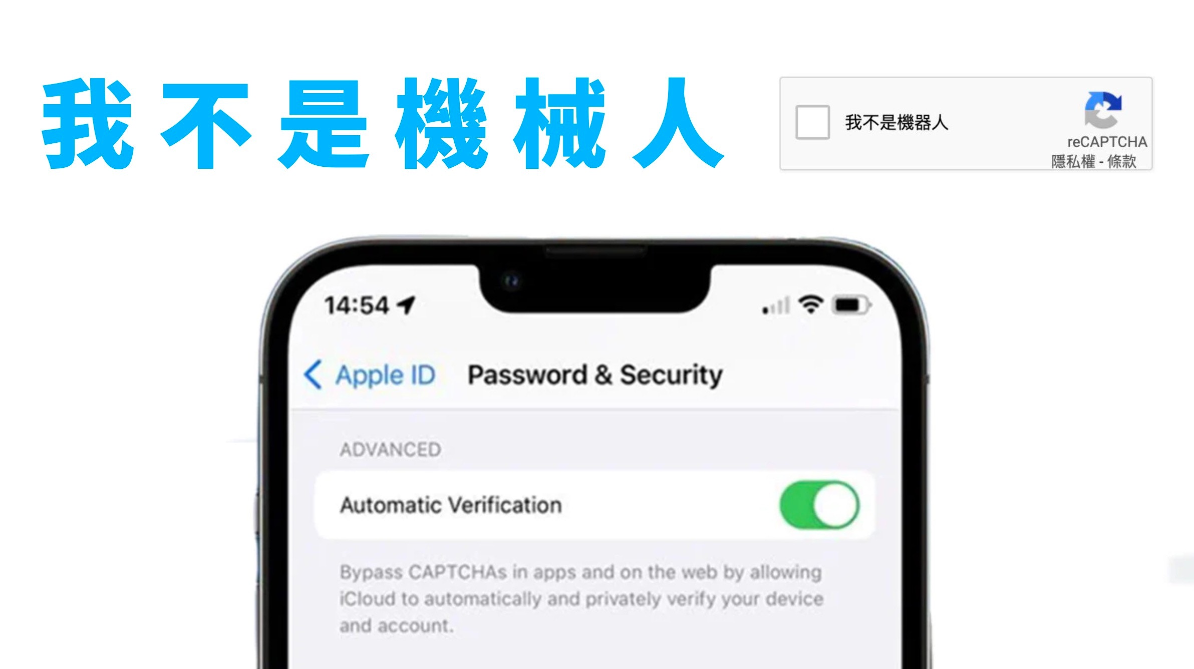 iOS 16自動跳過reCAPTCHA 我不是機械人問題｜搶演唱會飛超實用