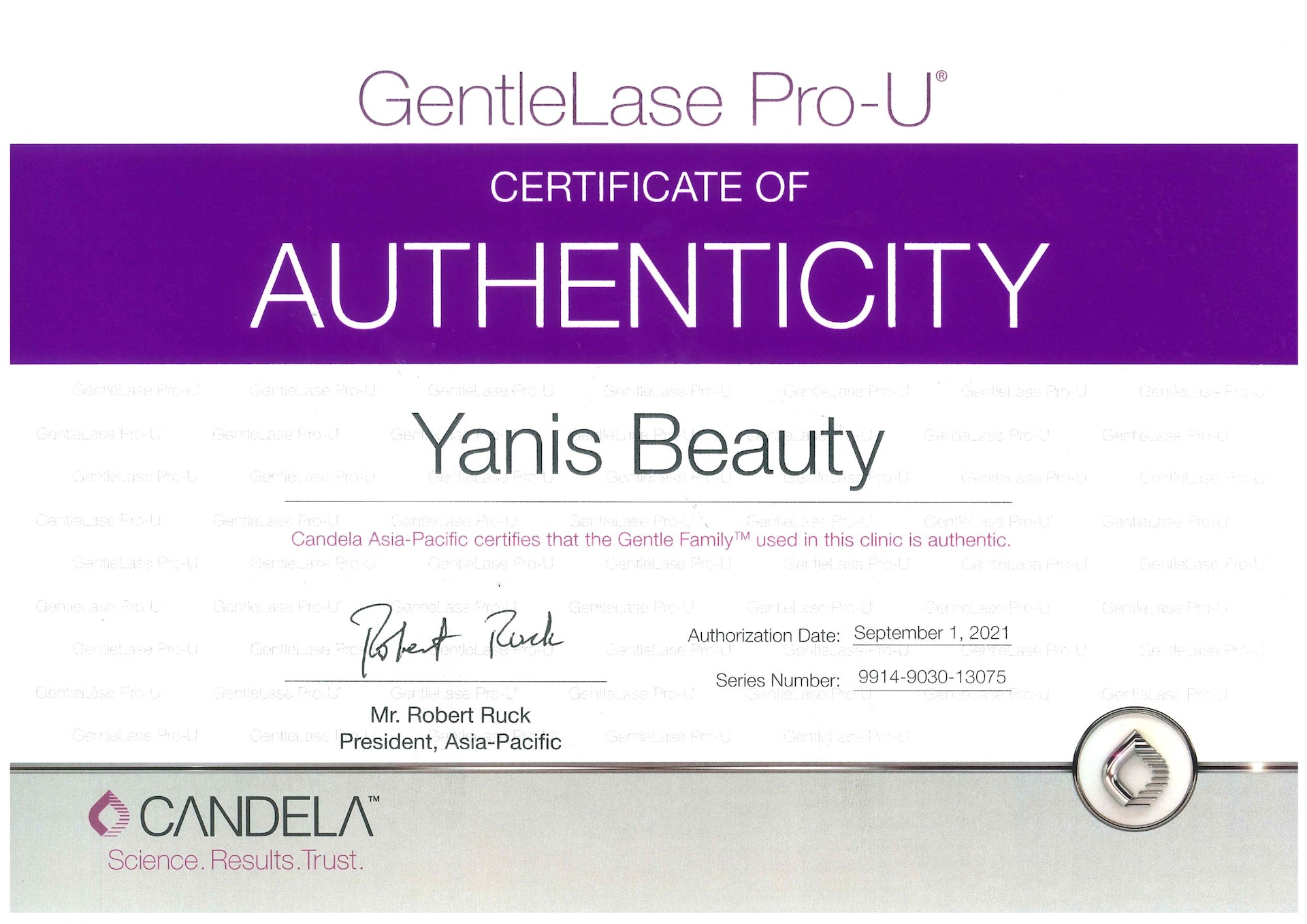 Yanis Beauty 是 GentleLase Pro-U®755 美國原廠 Candela 指定認可授權的治療中心,脫毛療程均使用 GentleLase Pro-U®755 激光脫毛科技。(圖片:Yanis Beauty) Yanis Beauty 是 GentleLase Pro-U®755 美國原廠 Candela 指定認可授權的治療中心,脫毛療程均使用 GentleLase Pro-U®755 激光脫毛科技。(圖片:Yanis Beauty)
