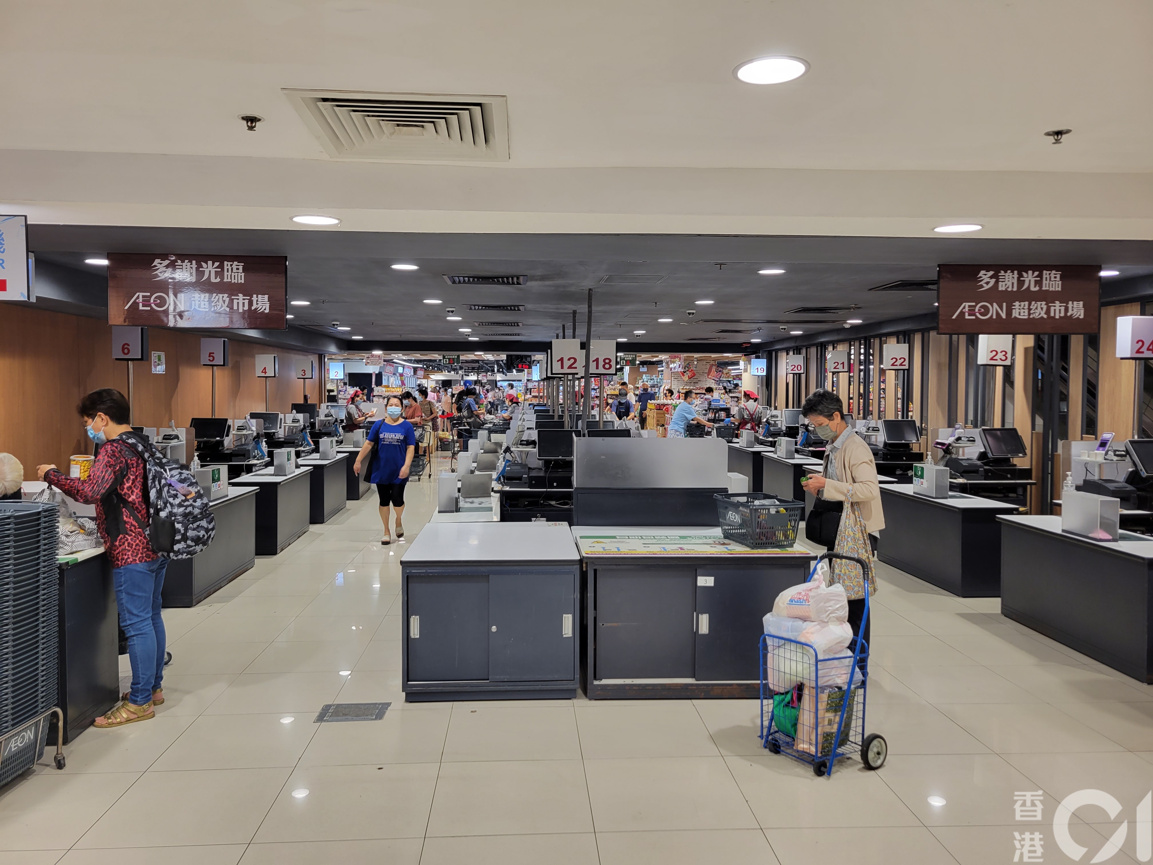 屯門市廣場AEON今年起盜竊案數字突然激增，成為區內店舖盜竊的重災區。（香港01記者攝）