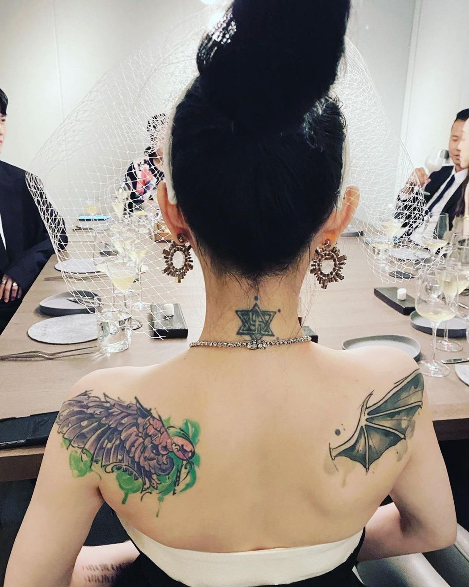 大S化妝師好友曝光家宴照。(IG圖片) 大S化妝師好友曝光家宴照。(IG圖片)