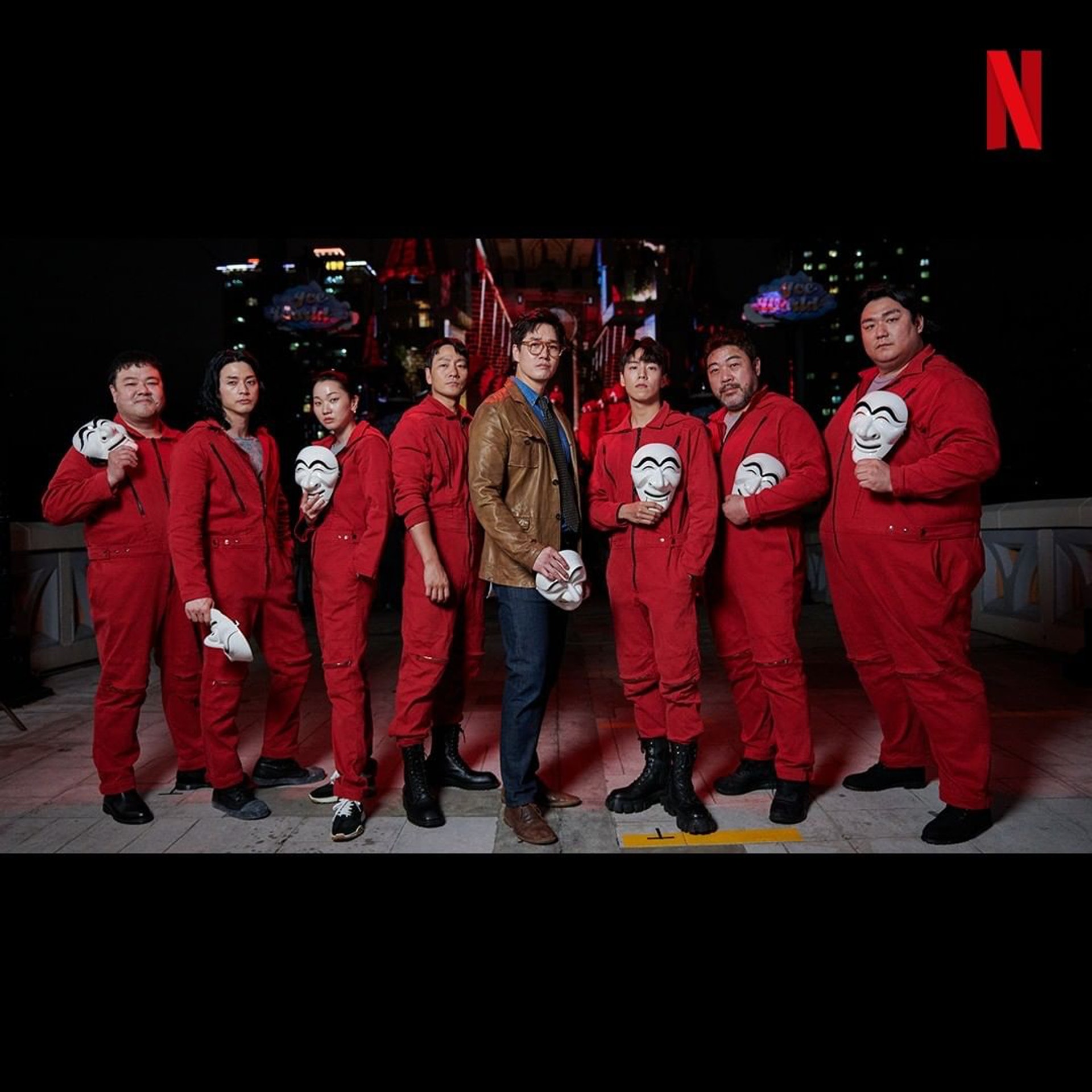 《紙房子:韓國篇》雲集實力派演員,單是演技已是期待以上。(劇照) 《紙房子:韓國篇》雲集實力派演員,單是演技已是期待以上。(劇照)