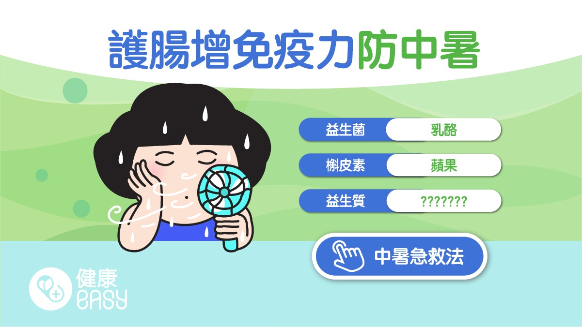 夏天疾病|防熱中暑要養好腸道健康!4種熱傷害中暑後建議這樣吃 夏天疾病|防熱中暑要養好腸道健康!4種熱傷害中暑後建議這樣吃