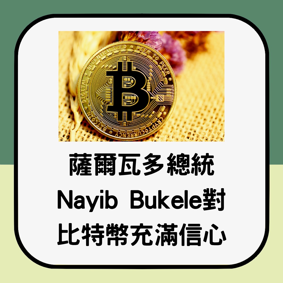 Bitcoin跌破2萬美元這國卻逆市增購80枚總統：這太便宜