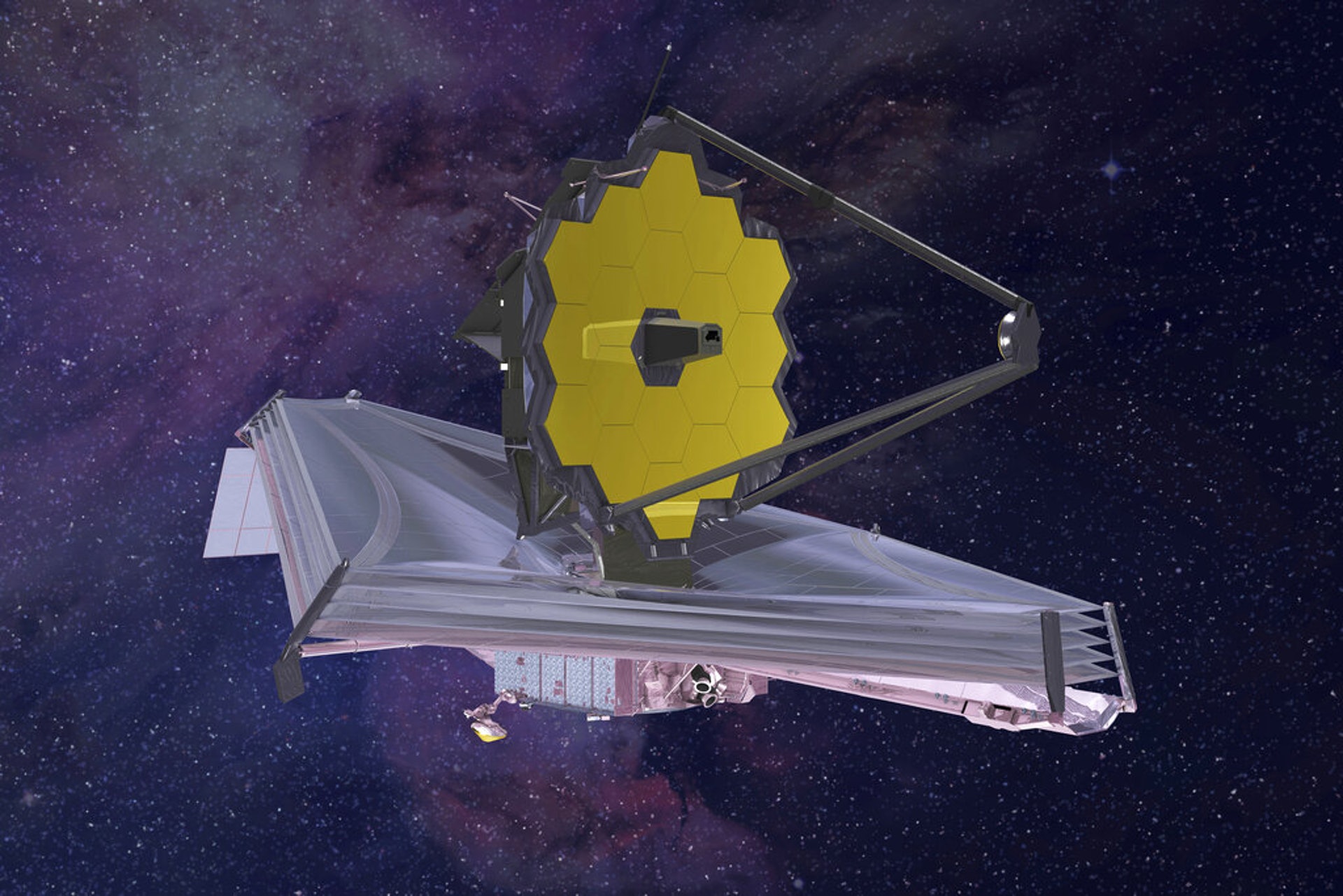 去年12月25日發射、價值100億美元的詹姆斯韋伯太空望遠鏡(James Webb Telescope)被視為著名的哈伯太空望遠鏡(Hubble Space Telescope)的繼任者,此次收集太空景象也標誌著其科學行動的正式開展。(美聯社) 去年12月25日發射、價值100億美元的詹姆斯韋伯太空望遠鏡(James Webb Telescope)被視為著名的哈伯太空望遠鏡(Hubble Space Telescope)的繼任者,此次收集太空景象也標誌著其科學行動的正式開展。(美聯社)