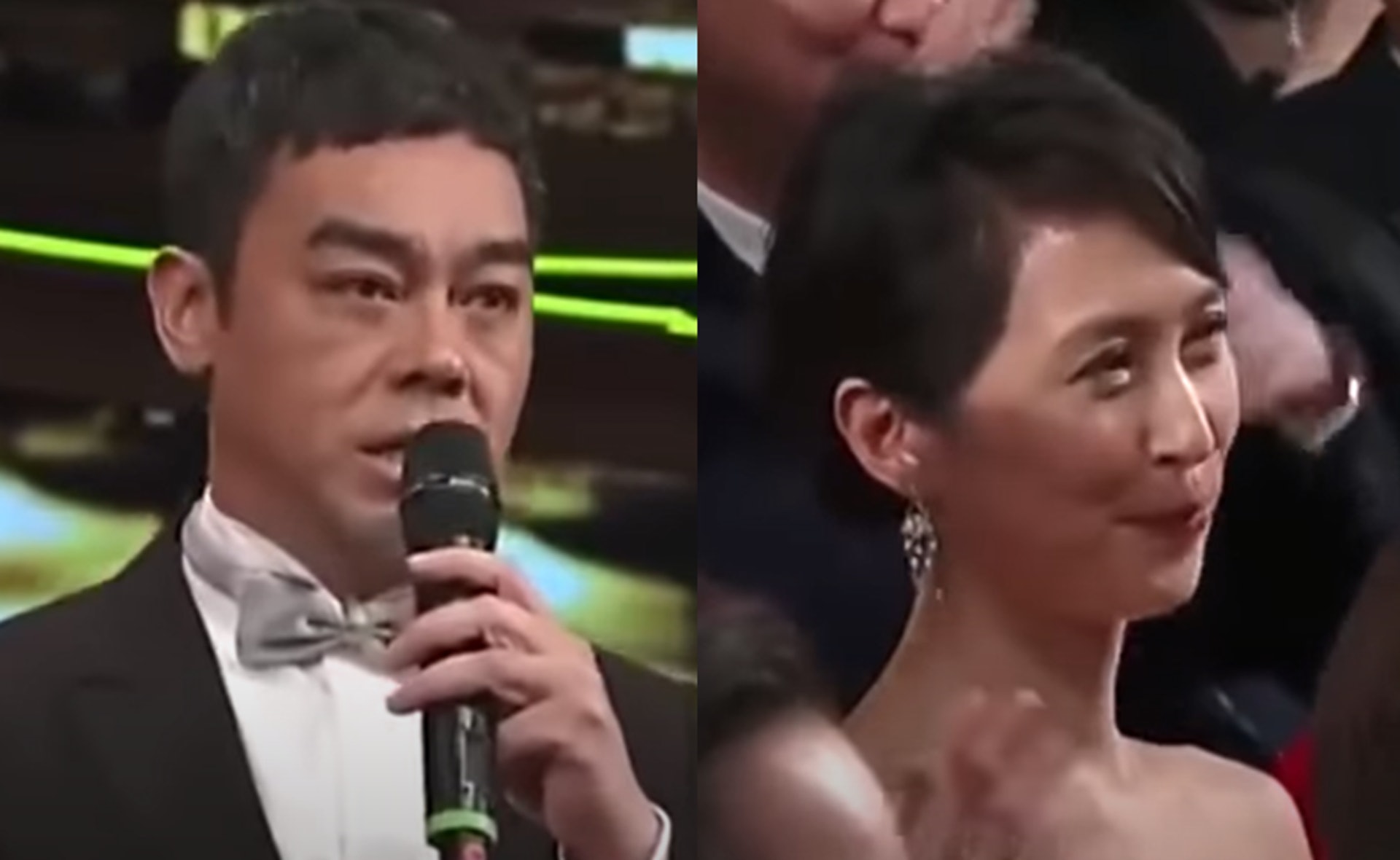 劉青雲當年「太空船」宣言,感動郭藹明。(影片截圖) 劉青雲當年「太空船」宣言,感動郭藹明。(影片截圖)