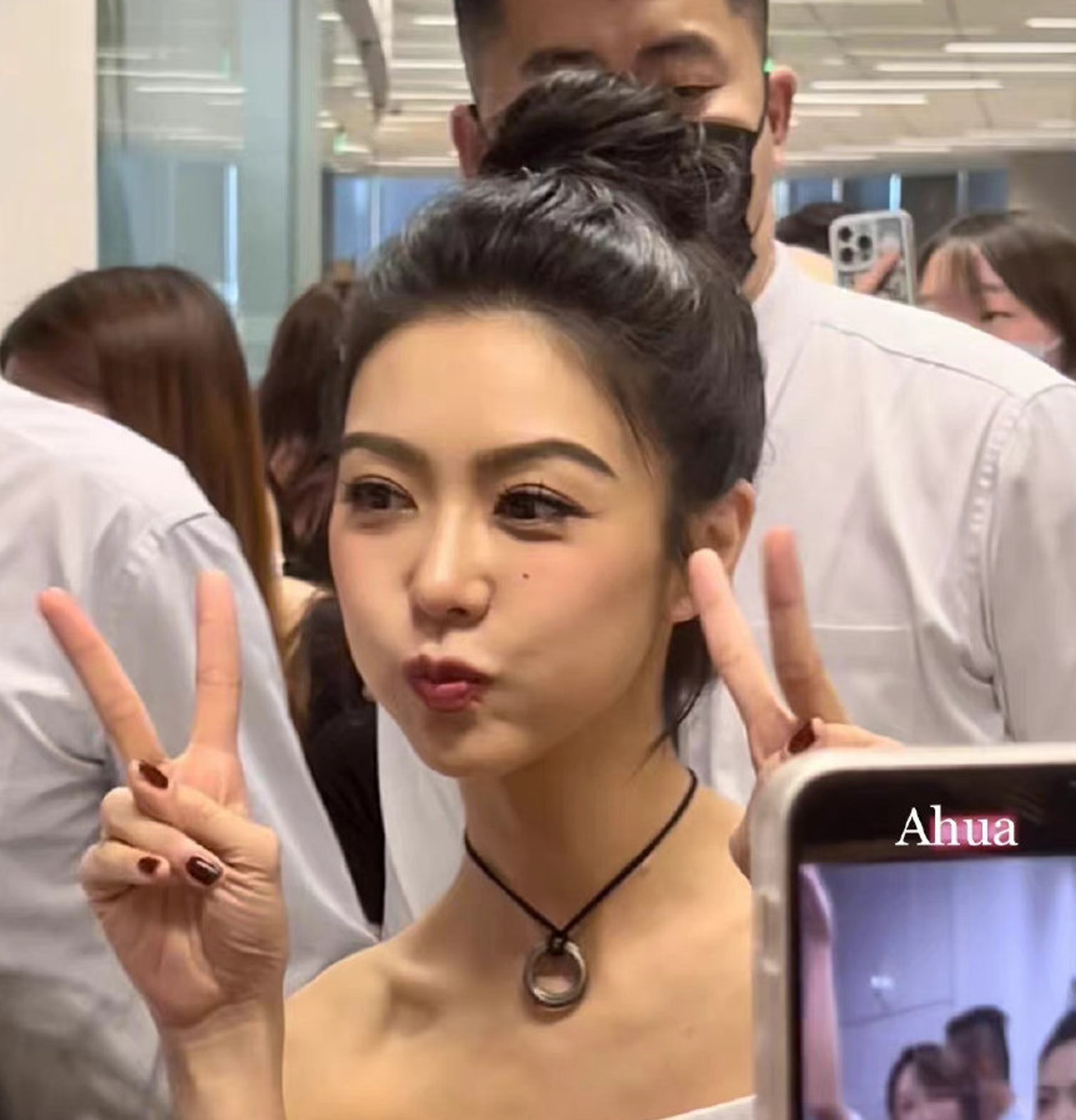 Fiona生圖非常耐看。(Ahua微博圖片) Fiona生圖非常耐看。(Ahua微博圖片)